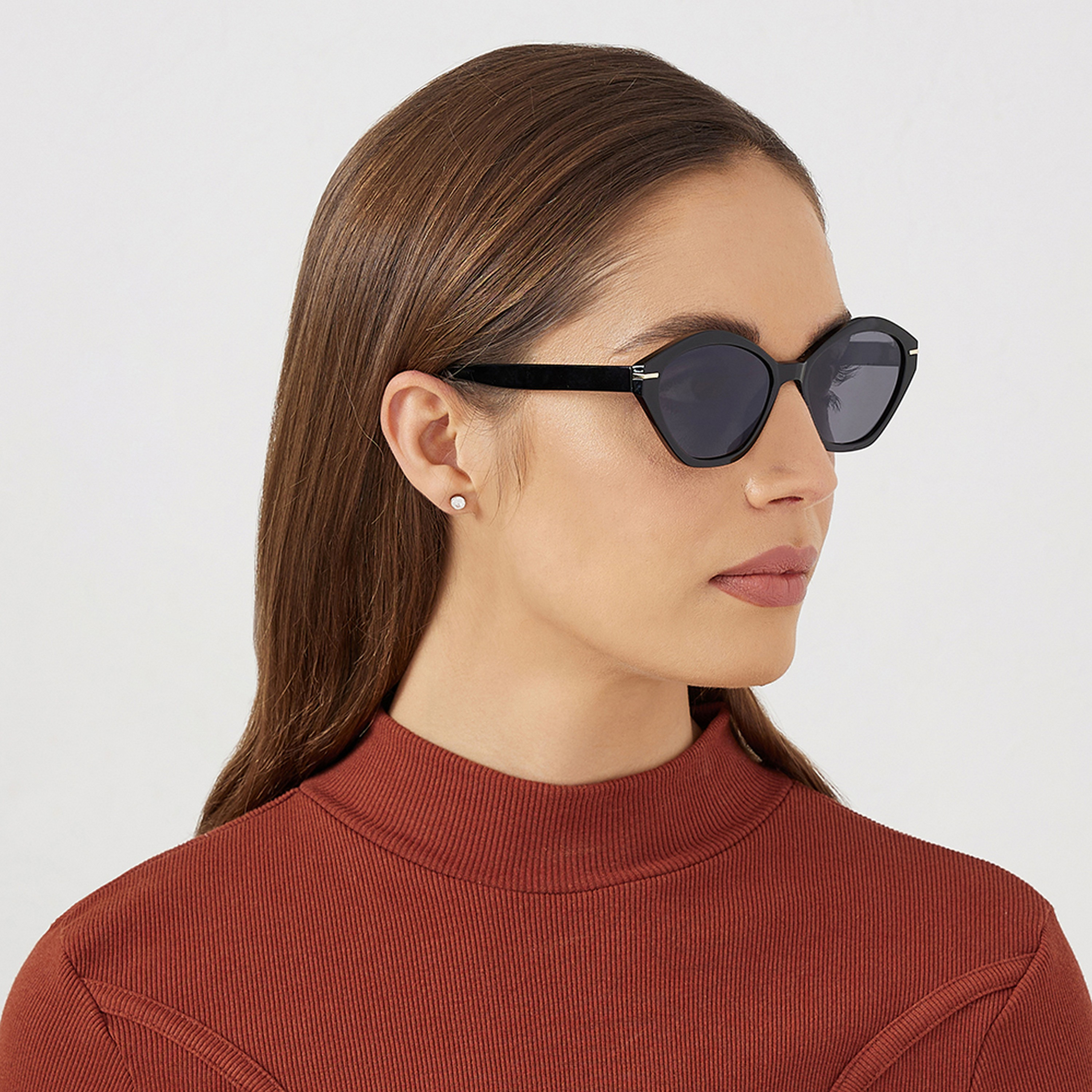 BlackOut Women Black Lens 56 mm Geometric Sunglasses | BLA-000267-0101-women-sunglasses-image-5