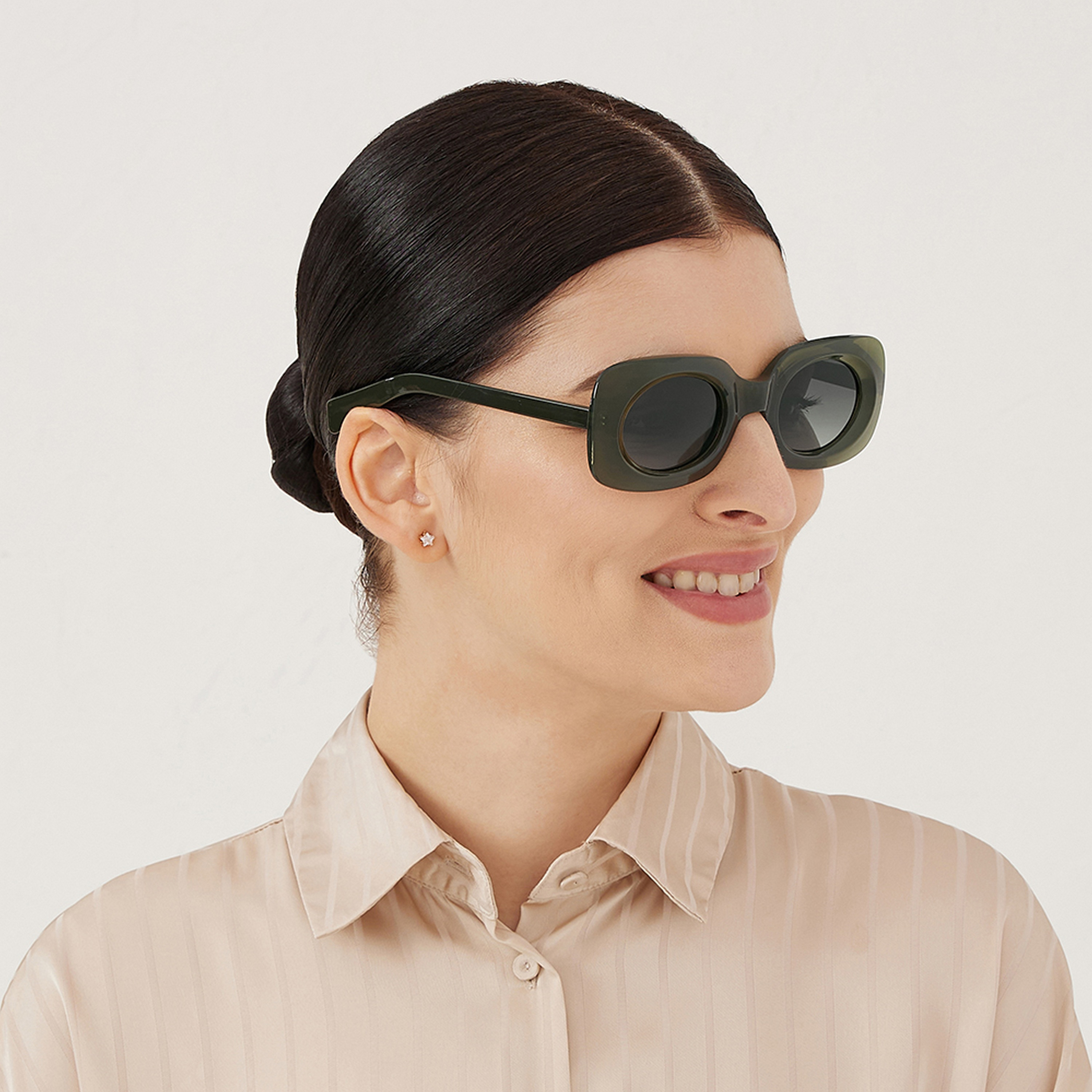 BlackOut Women Green Lens 49 mm Rectangle Sunglasses | BLA-000271-0606-women-sunglasses-image-6