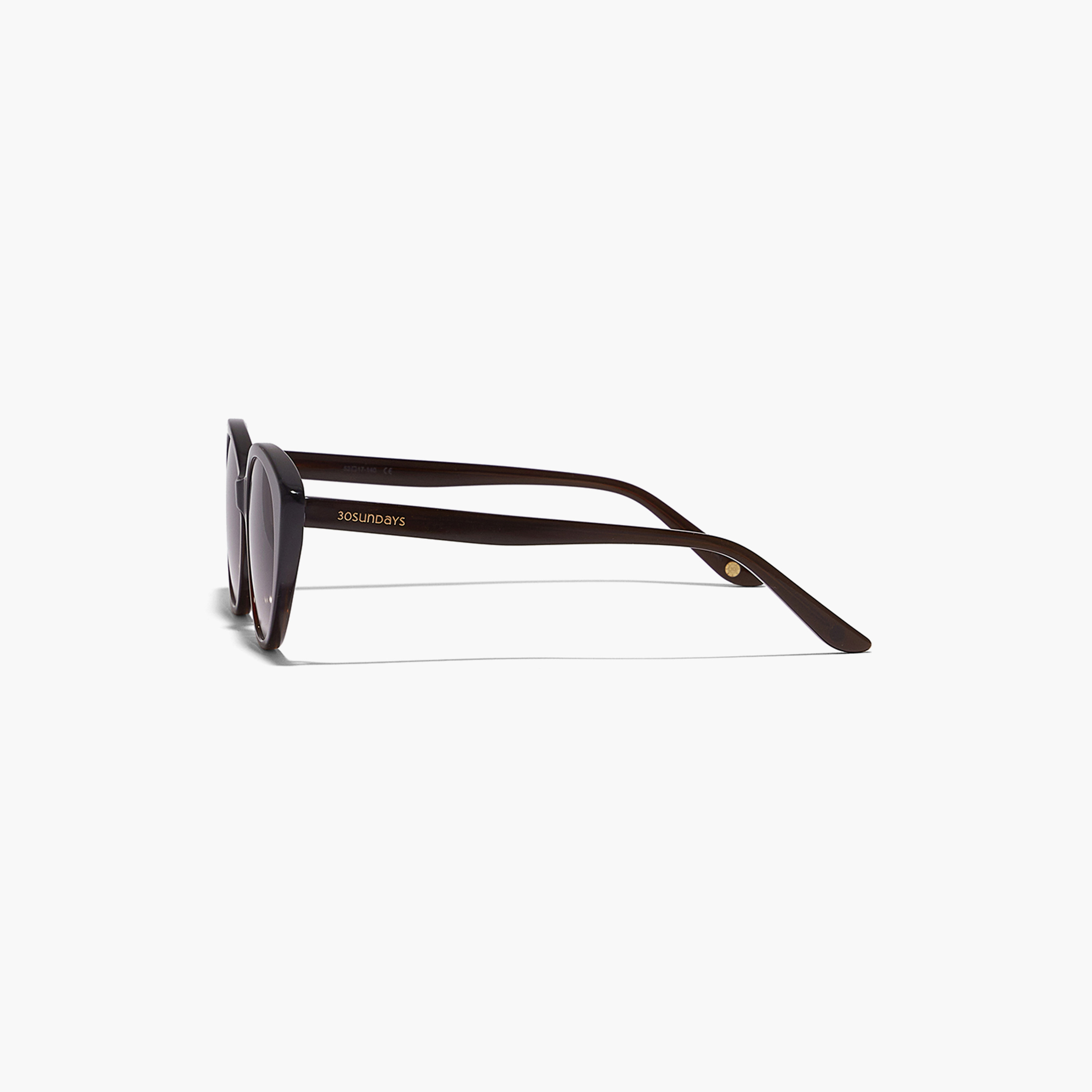 نظارة شمسية بعدسات بنية ذات كات آي من 30 ساندايز إن فوغ مع 52 مم -women-sunglasses-image-3