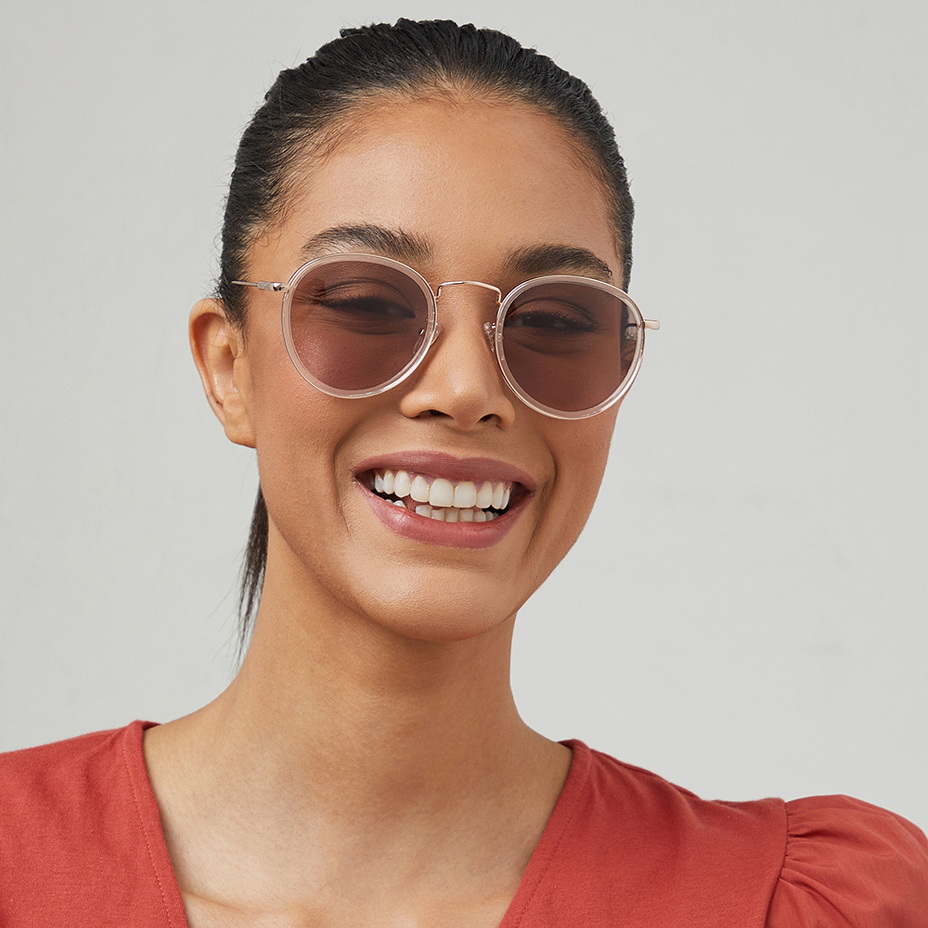 30Sundays Women Brown Lens 50 mm Round Sunglasses | 30S-000112-0916-women-sunglasses-image-5