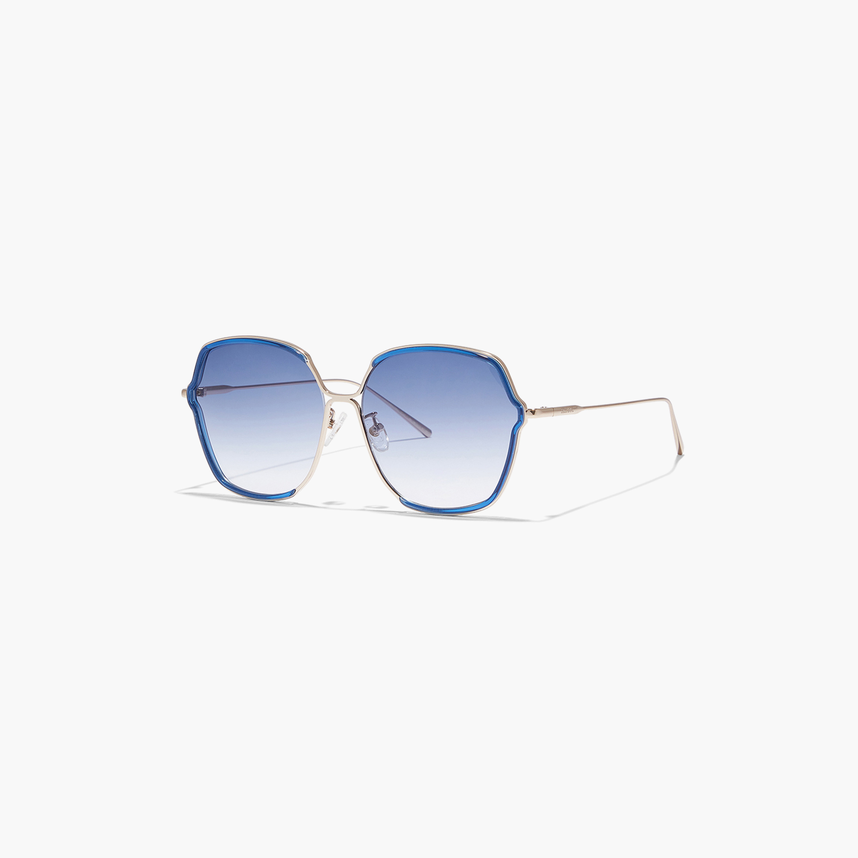 Oversized 2025 blue sunglasses