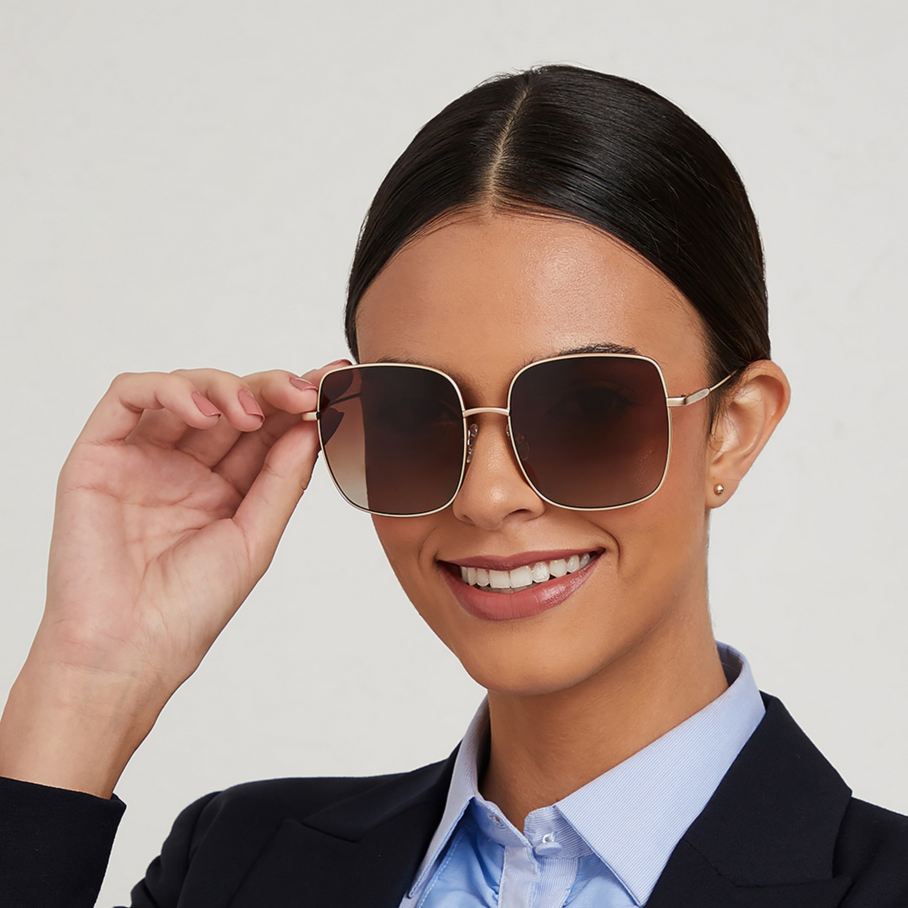 نظارة شمسية بعدسات بنية ذات كبيرة الحجم من 30 ساندايز سكوير وان مع 59 مم -women-sunglasses-image-4