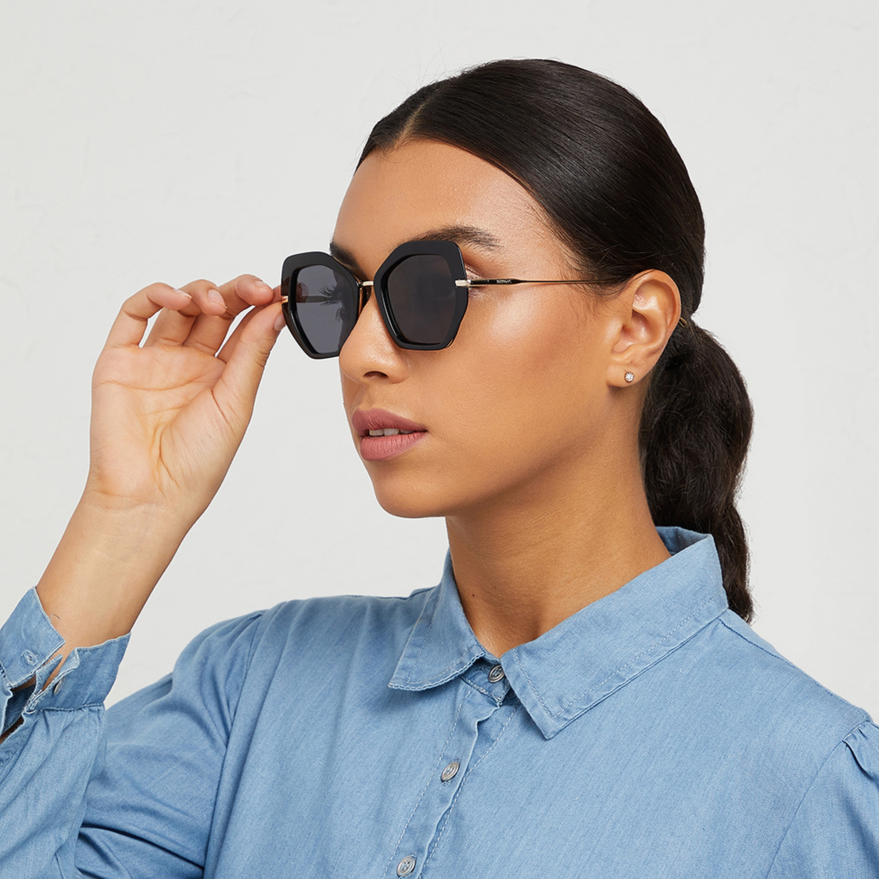 نظارة شمسية بعدسات رمادية ذات كات آي من 30 ساندايز شوك مع 48 مم -women-sunglasses-image-6