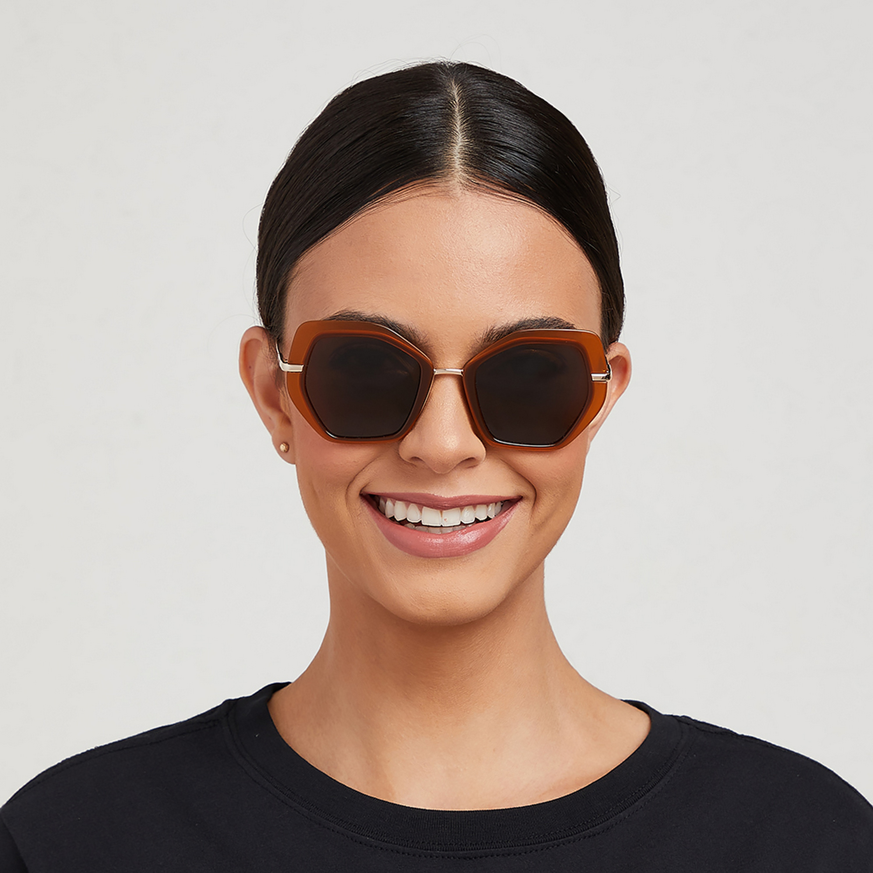 30Sundays SHOOK  Brown Lens 48 mm Cat Eye Sunglasses -women-sunglasses-image-4