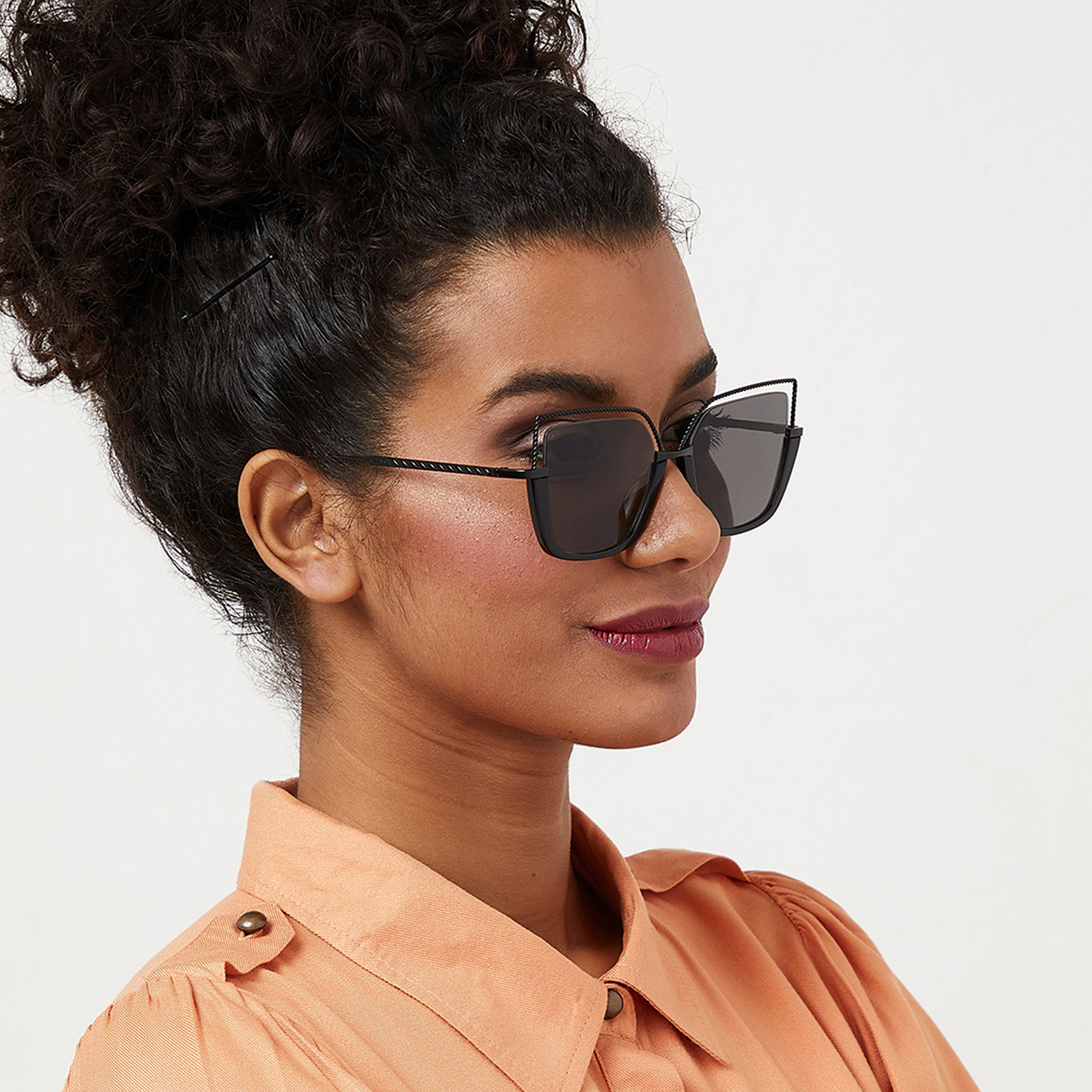 نظارة شمسية بعدسات رمادية ذات كات آي من 30 ساندايز بوجي مع 54 مم -women-sunglasses-image-5