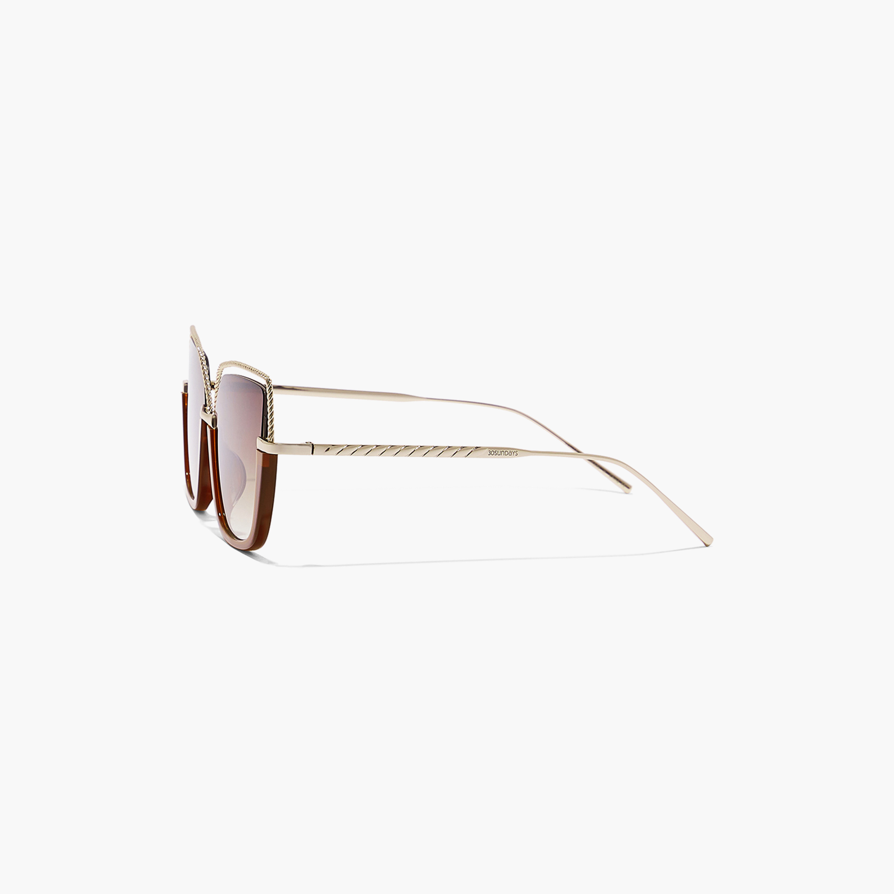30Sundays BOUGIE  Brown Lens 54 mm Cat Eye Sunglasses -women-sunglasses-image-3