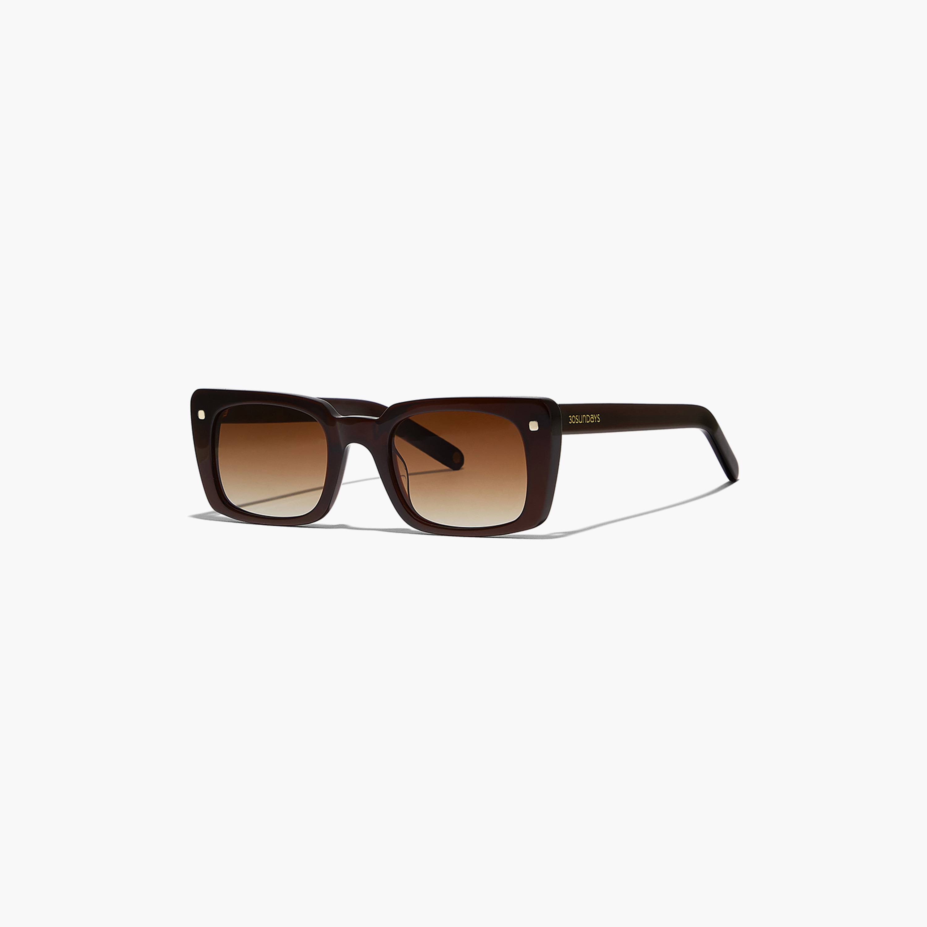 30Sundays THAT'S WOW  Brown Lens 51 mm Rectangle Sunglasses -women-sunglasses-image-1