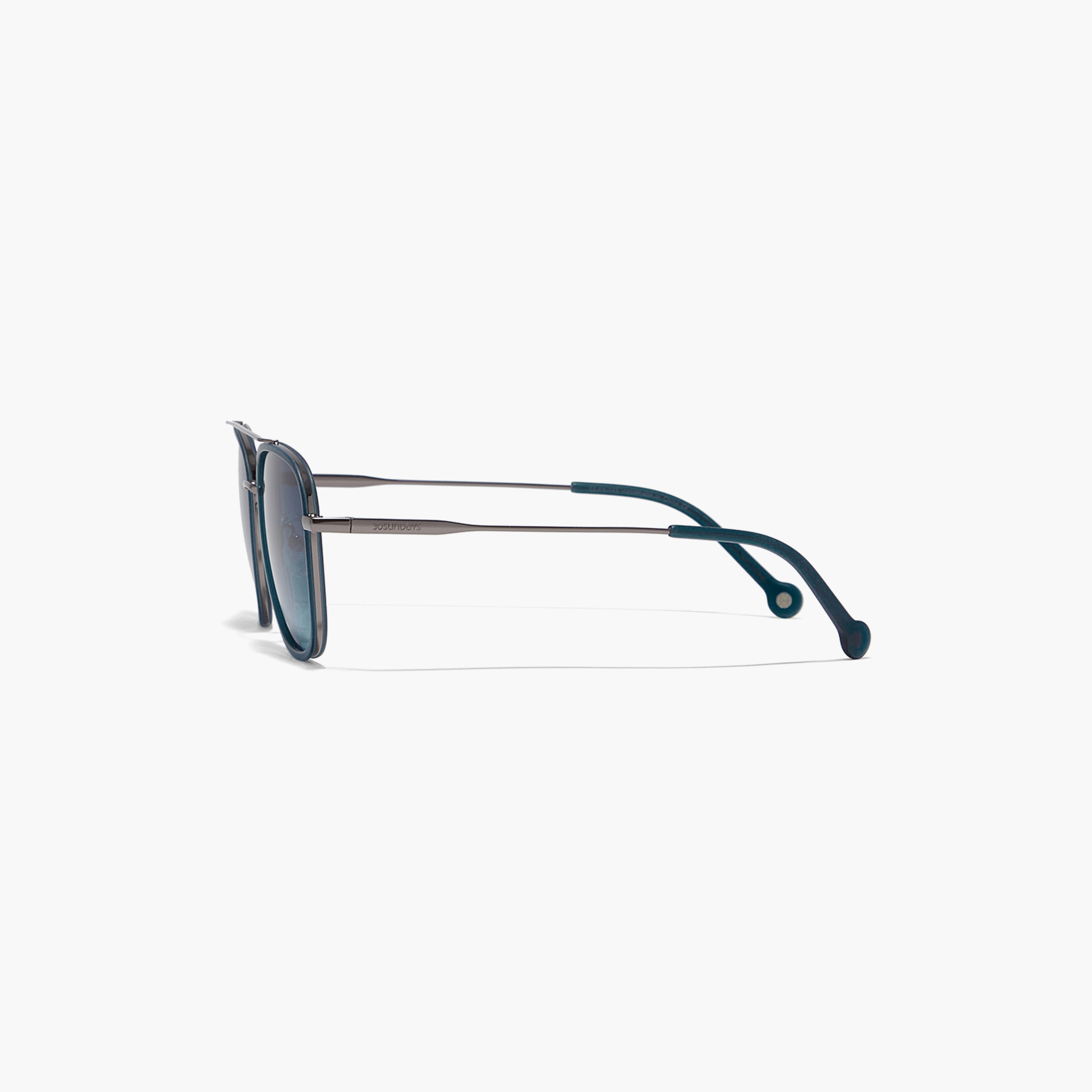 30Sundays SQUARED AWAY  Blue Lens 55 mm Navigator Sunglasses -men-sunglasses-image-3
