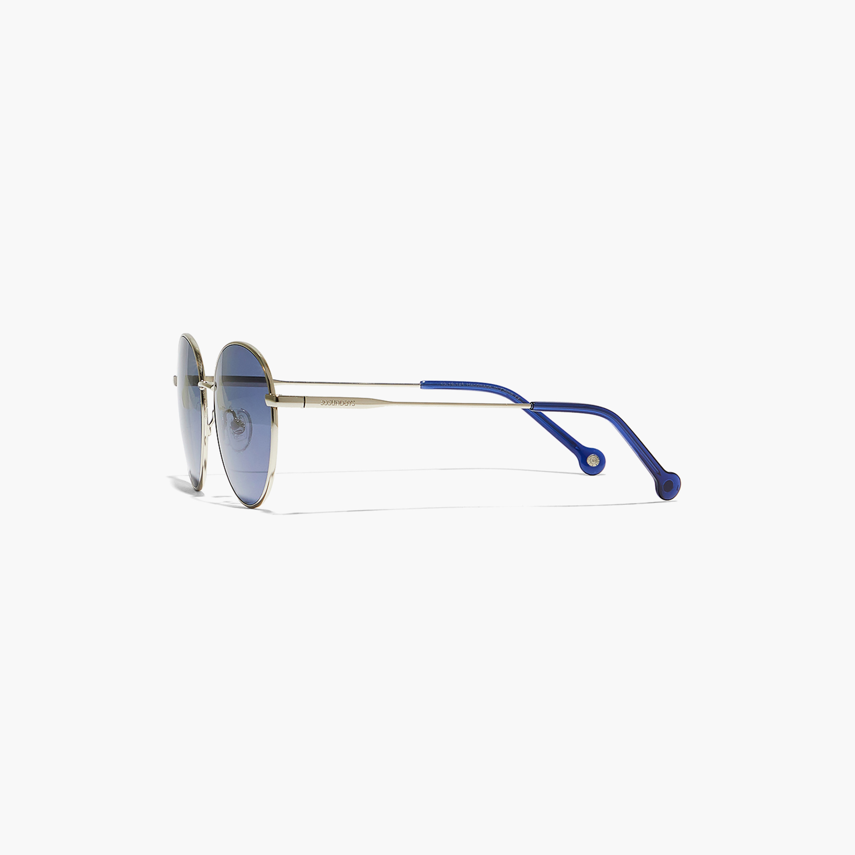 30Sundays Unisex Blue Lens 52 mm Round Sunglasses | 30S-000206-1202-men-sunglasses-image-4