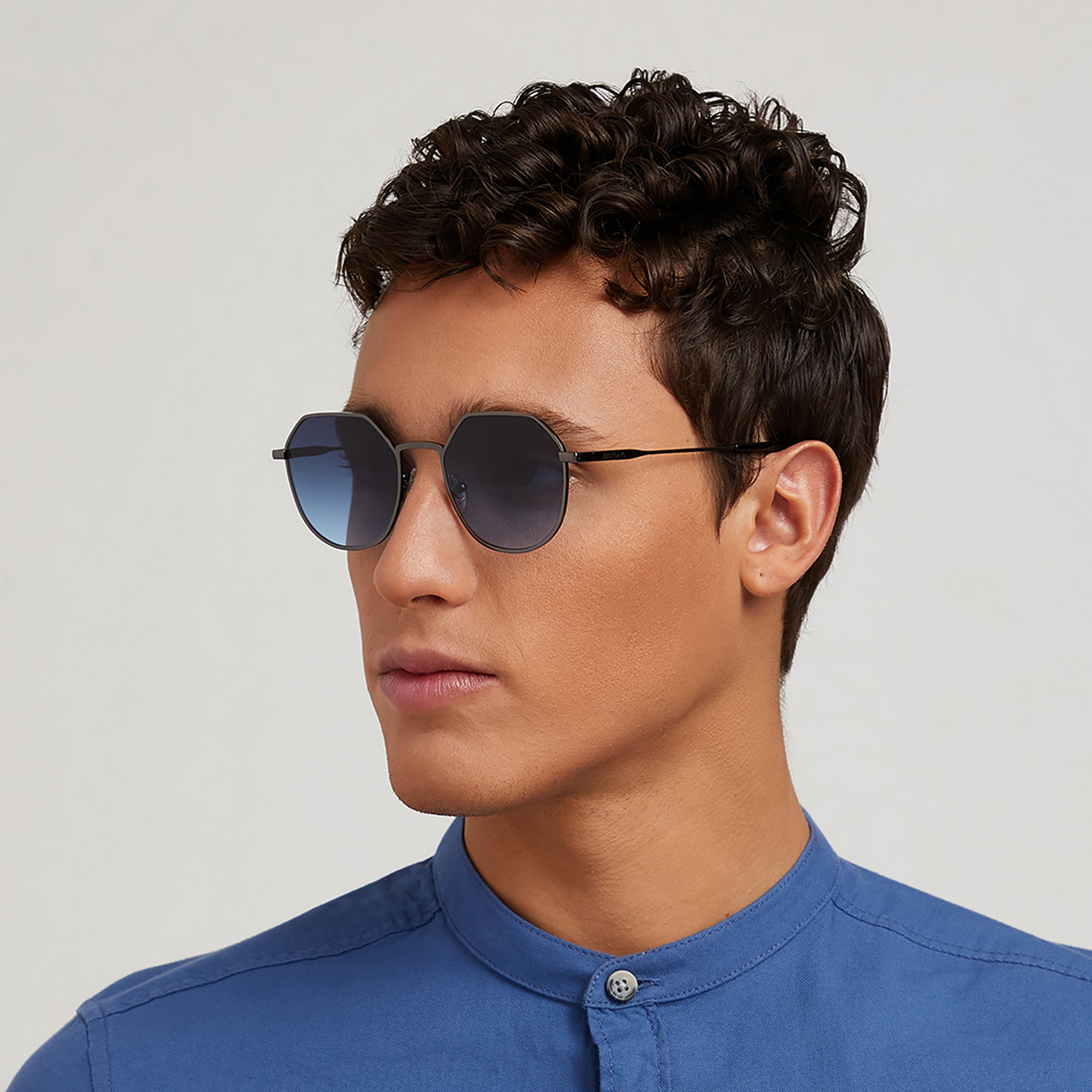نظارة شمسية بعدسات زرقاء ذات هندسية من 30 ساندايز تيرن أب مع 52 مم -men-sunglasses-image-5
