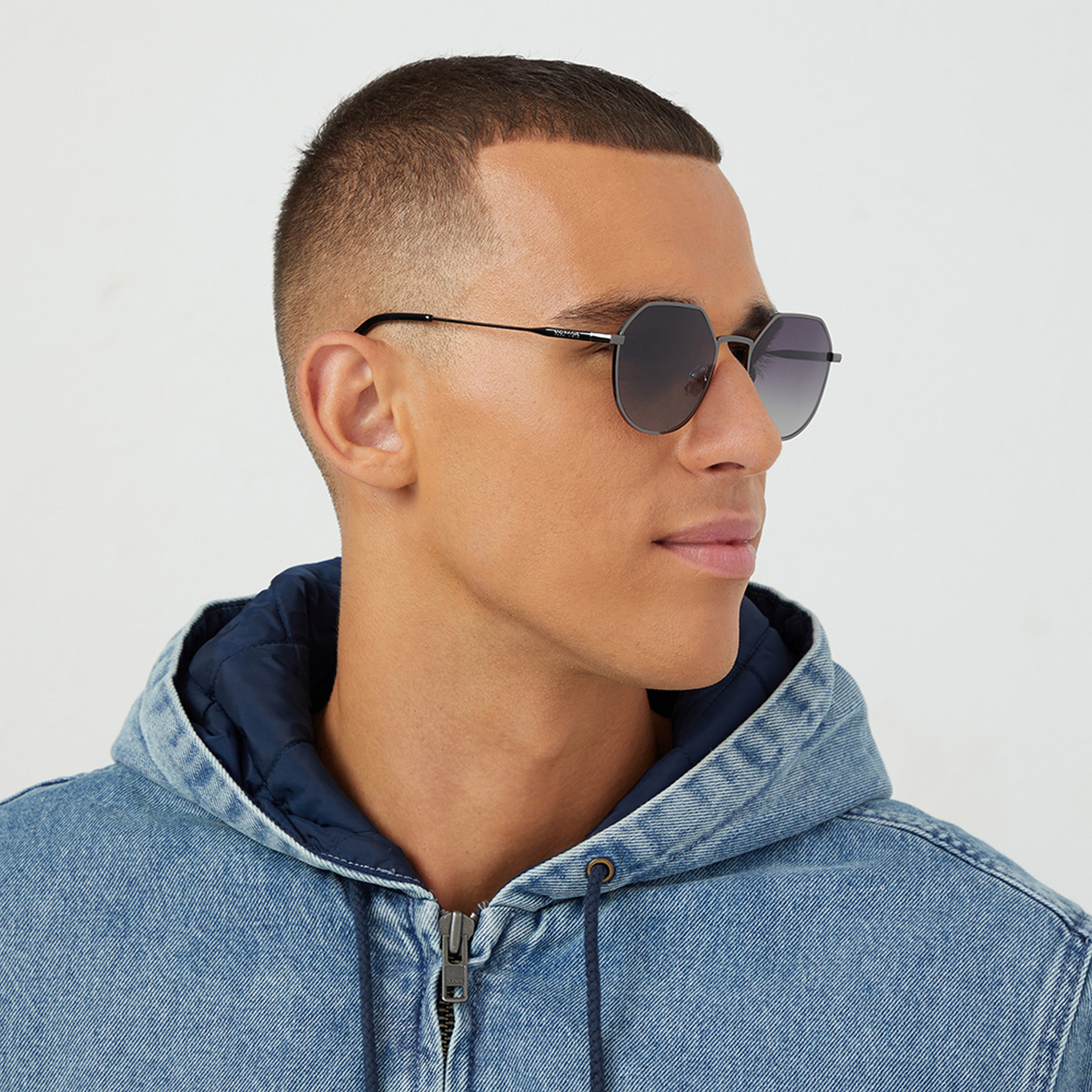30Sundays TURN UP  Grey Lens 52 mm Geometric Sunglasses -men-sunglasses-image-5