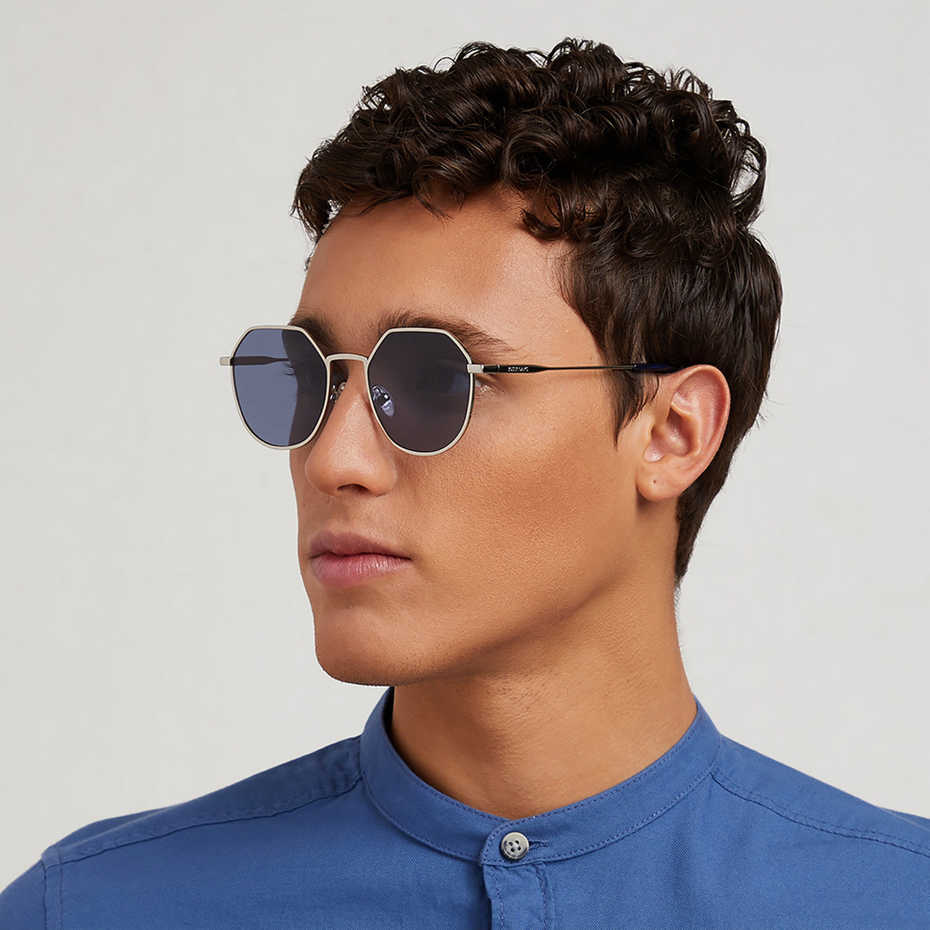 نظارة شمسية بعدسات زرقاء ذات هندسية من 30 ساندايز تيرن أب مع 52 مم -men-sunglasses-image-6