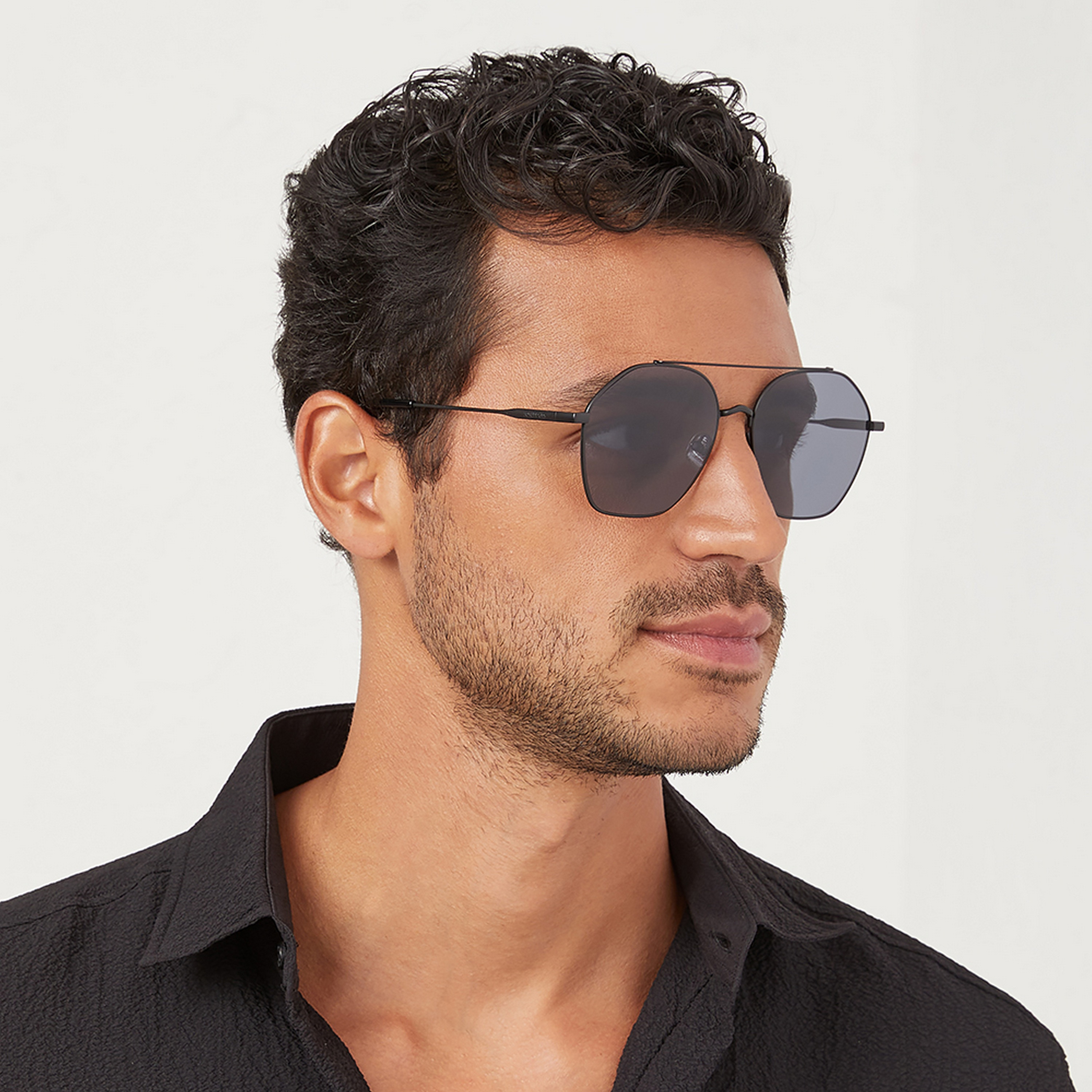 30Sundays Men Grey Lens 57 mm Aviator Sunglasses | 30S-000208-0107-men-sunglasses-image-6