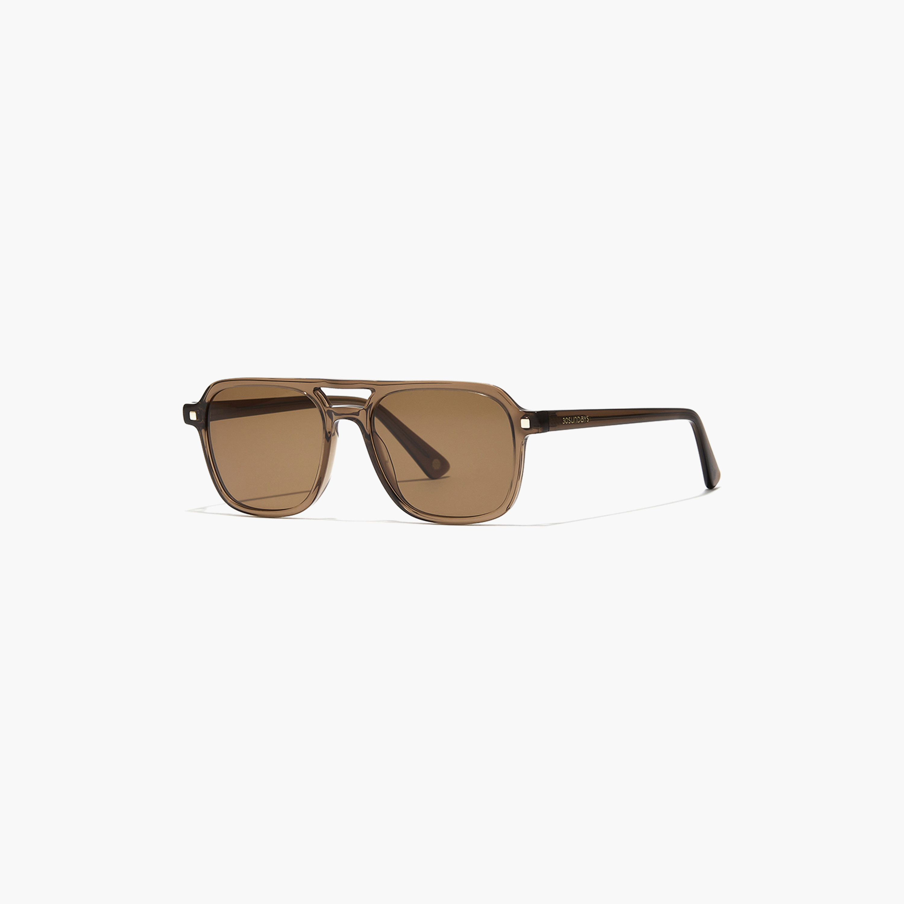 30Sundays Men Brown Lens 54 mm Navigator Sunglasses | 30S-000217-0404-men-sunglasses-image-1