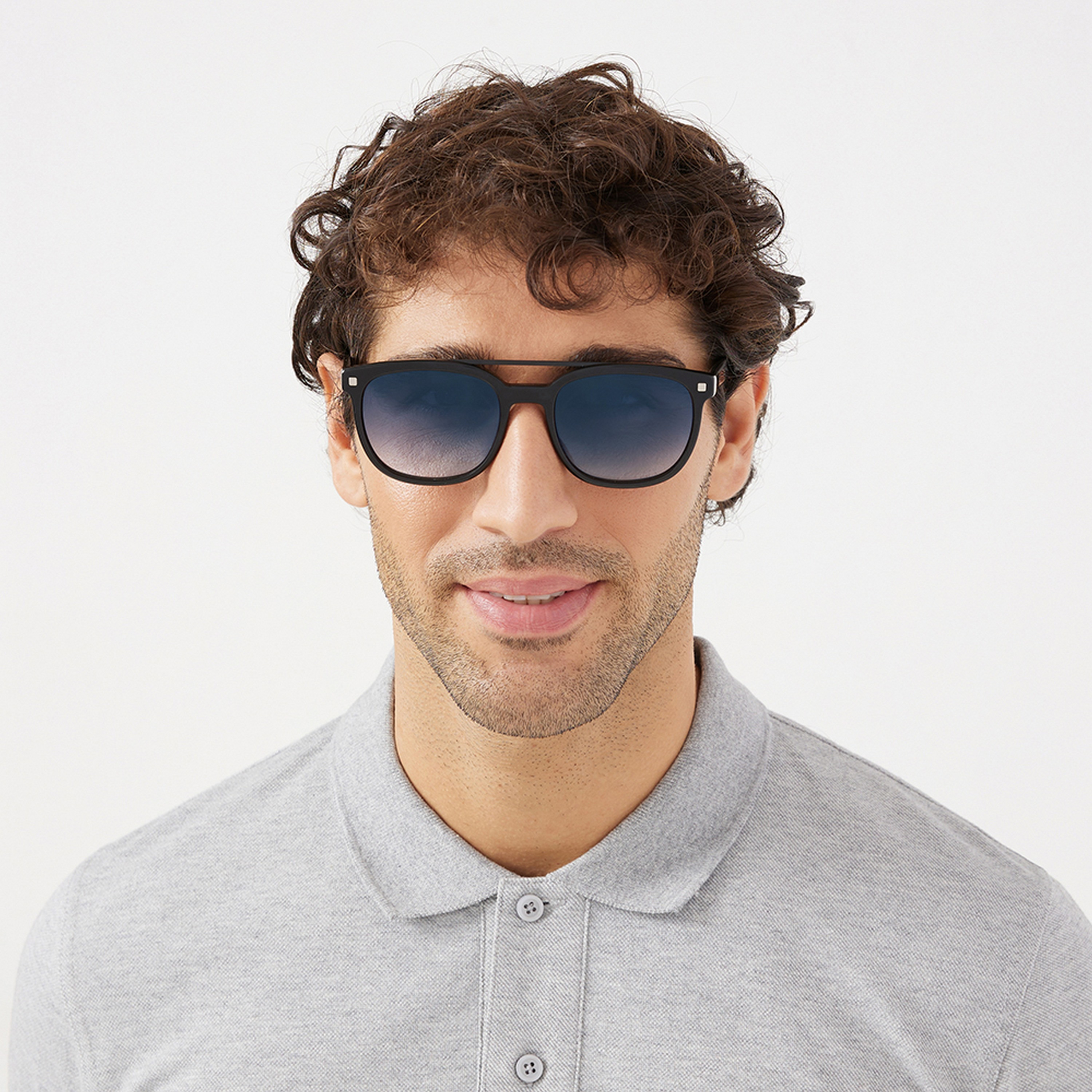نظارة شمسية بعدسات زرقاء ذات نافيجيتور من 30 ساندايز إم في بي مع 54 مم -men-sunglasses-image-4