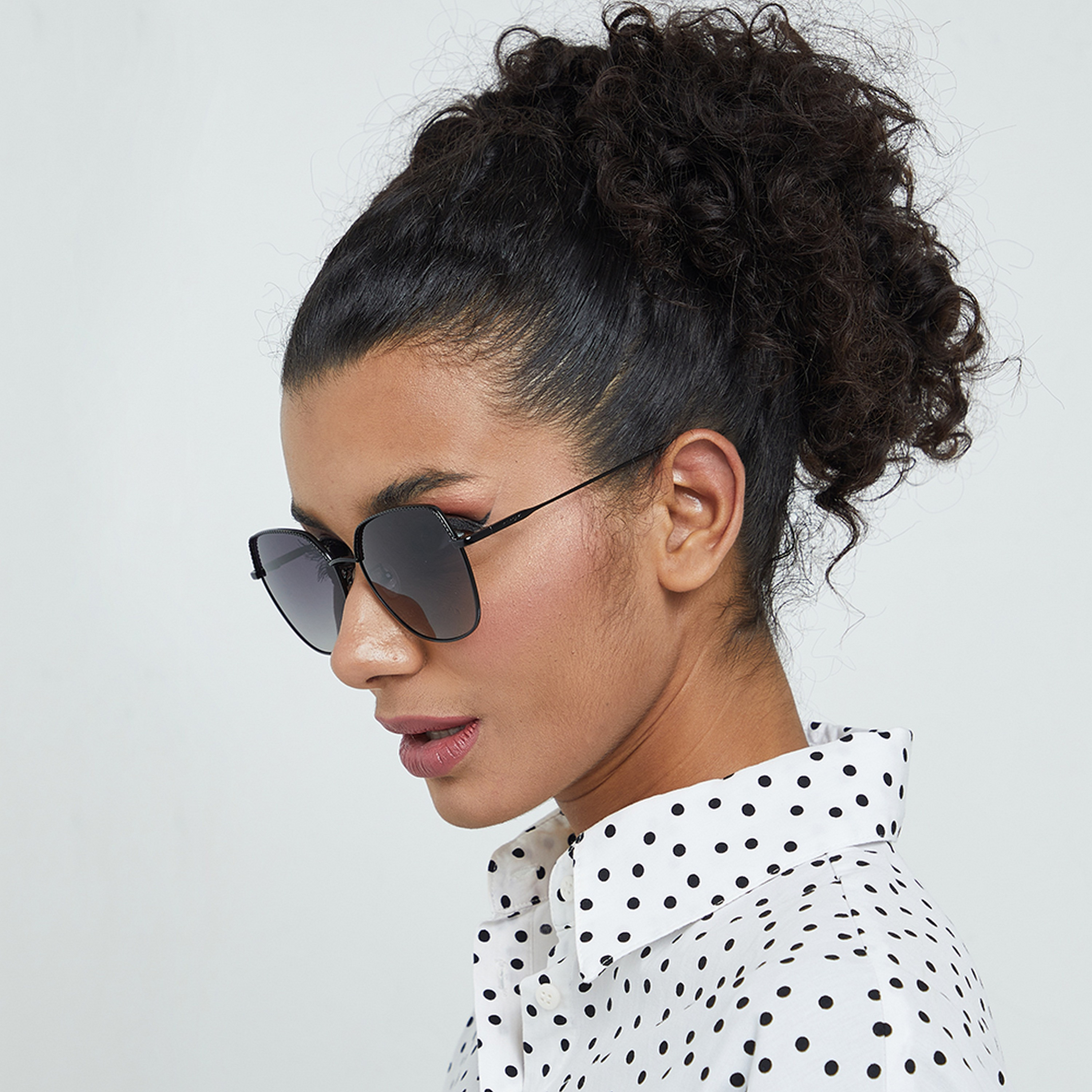 30Sundays Women Grey Lens 59 mm Cat Eye Sunglasses | 30S-000225-0101-women-sunglasses-image-6