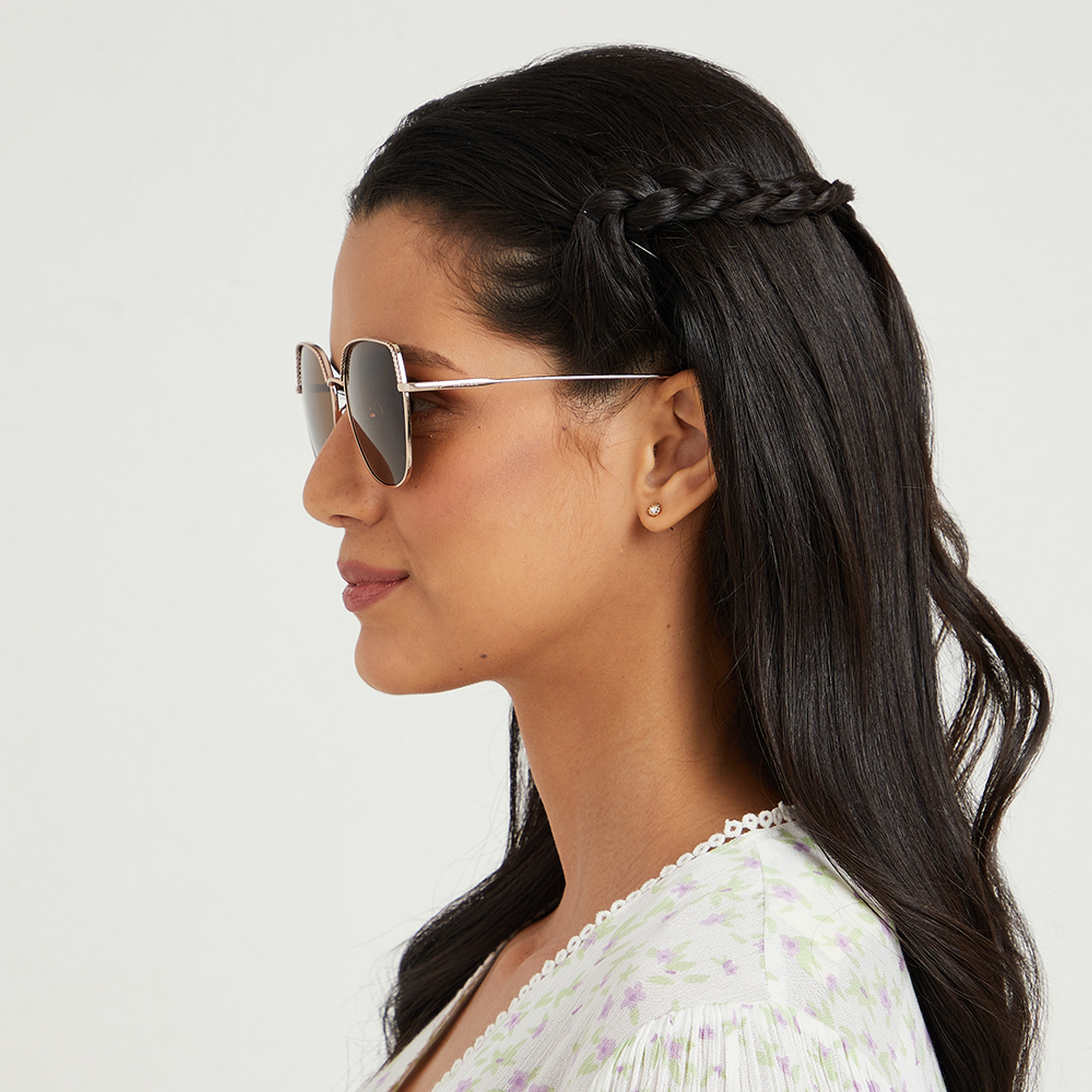 30Sundays Women Brown Lens 59 mm Cat Eye Sunglasses | 30S-000225-0504-women-sunglasses-image-6