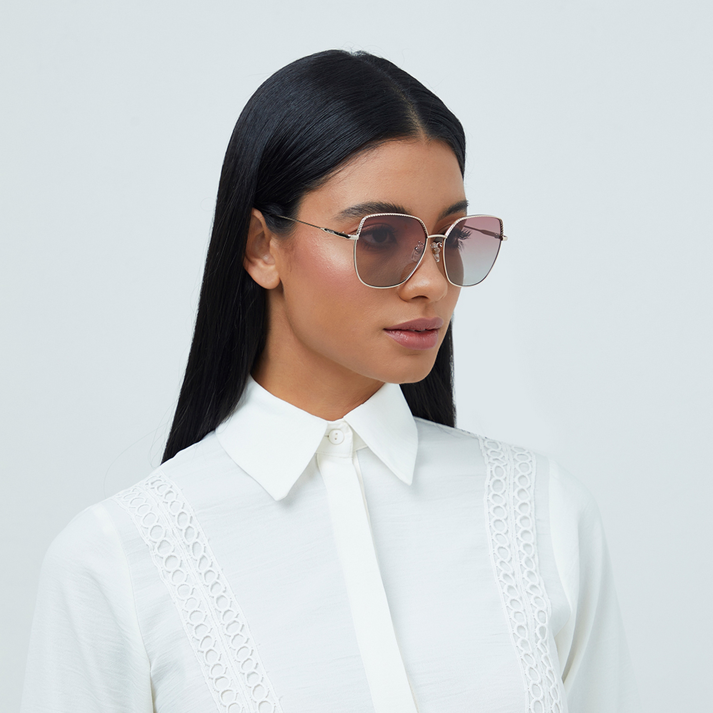 30Sundays SAGE  Pink Lens 59 mm Cat Eye Sunglasses -women-sunglasses-image-6