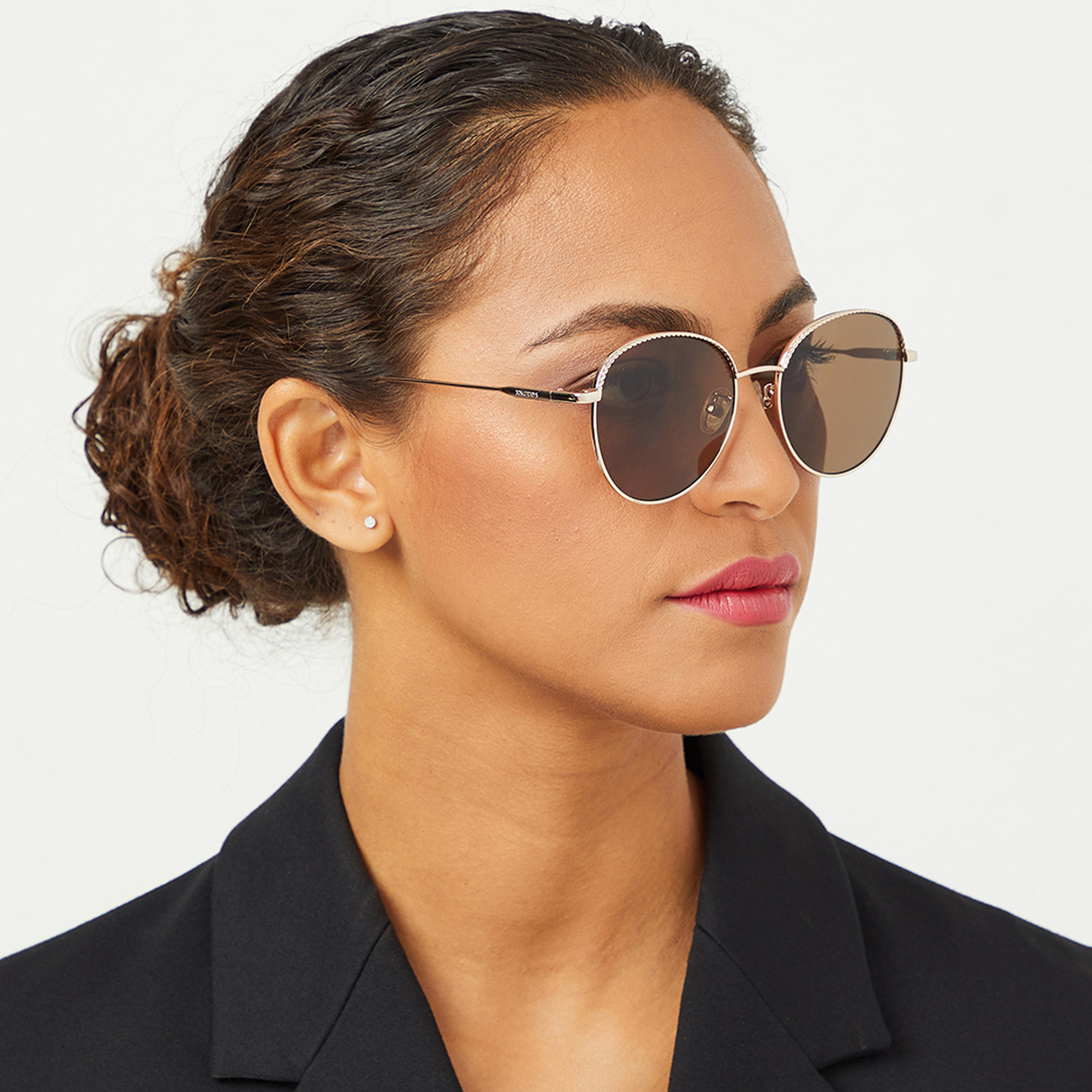 30Sundays Women Brown Lens 54 mm Round Sunglasses | 30S-000226-0504-women-sunglasses-image-6