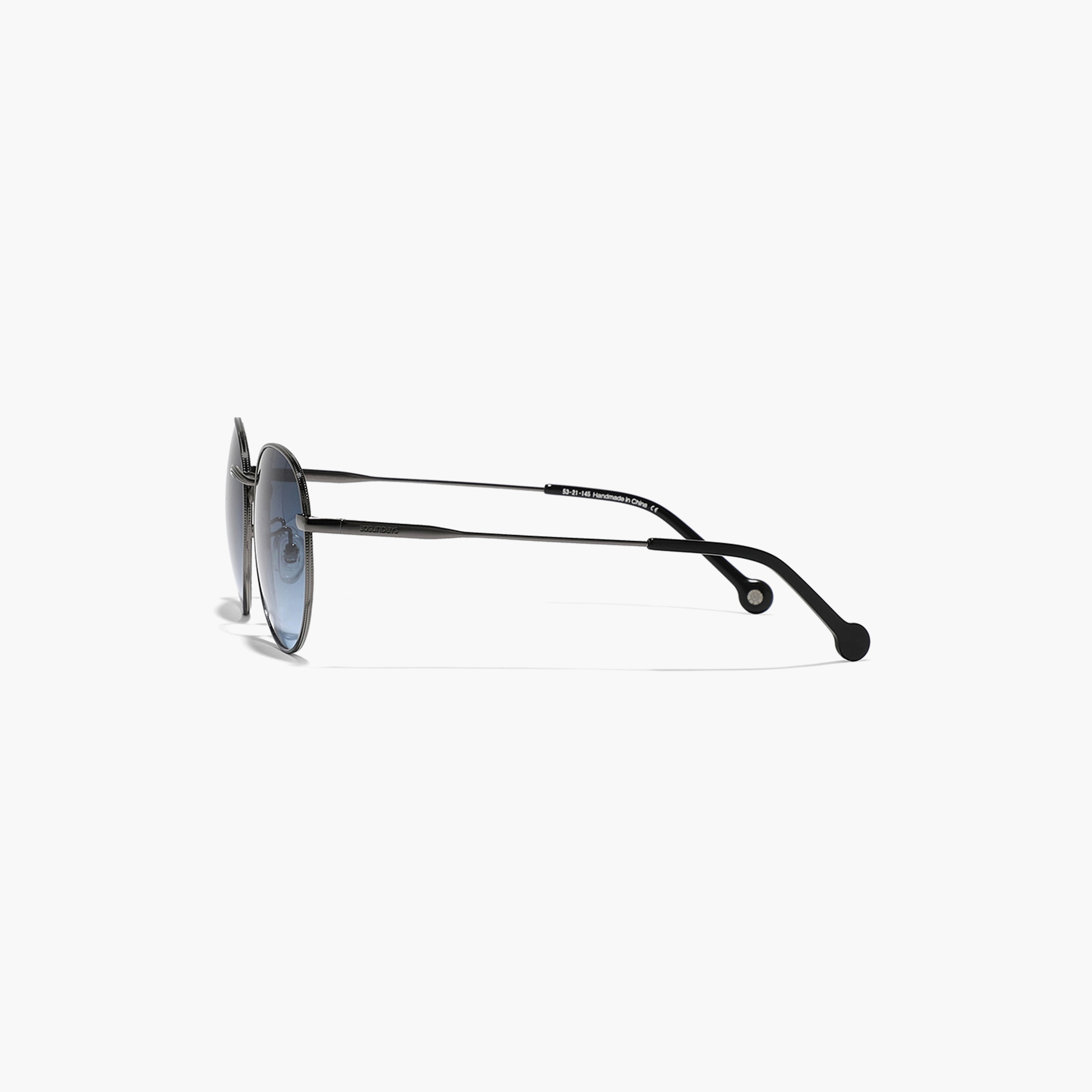 نظارة شمسية بعدسات زرقاء ذات مستديرة من 30 ساندايز ليمتلس مع 53 مم -men-sunglasses-image-3