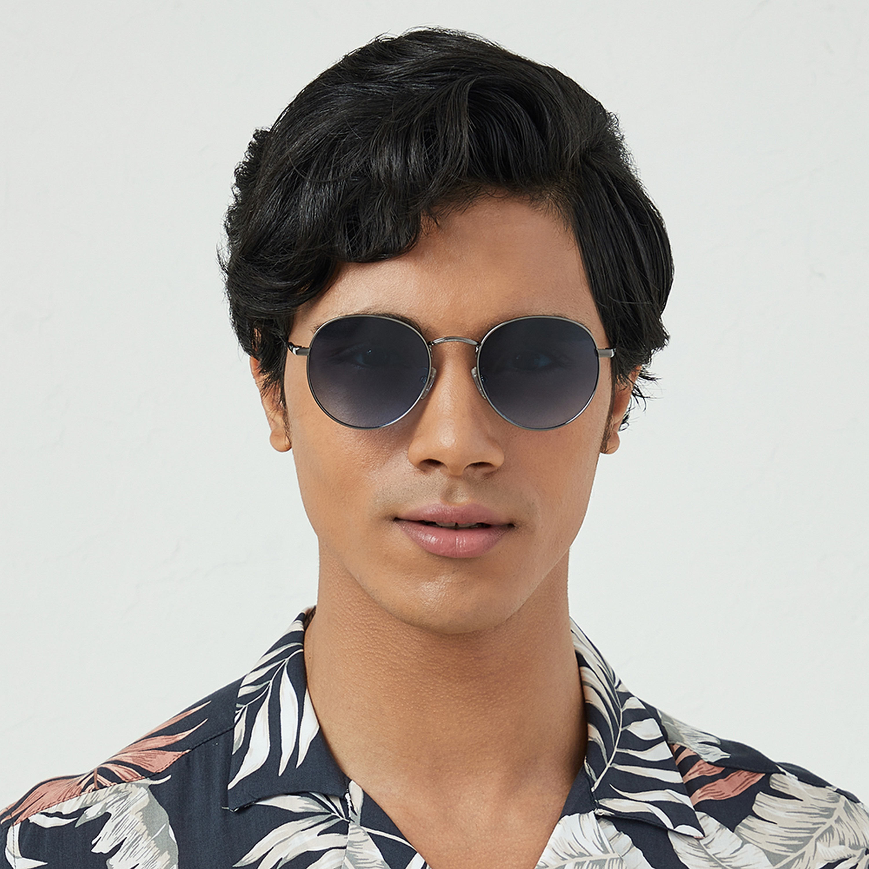 30Sundays LIMITLESS  Blue Lens 53 mm Round Sunglasses -men-sunglasses-image-5