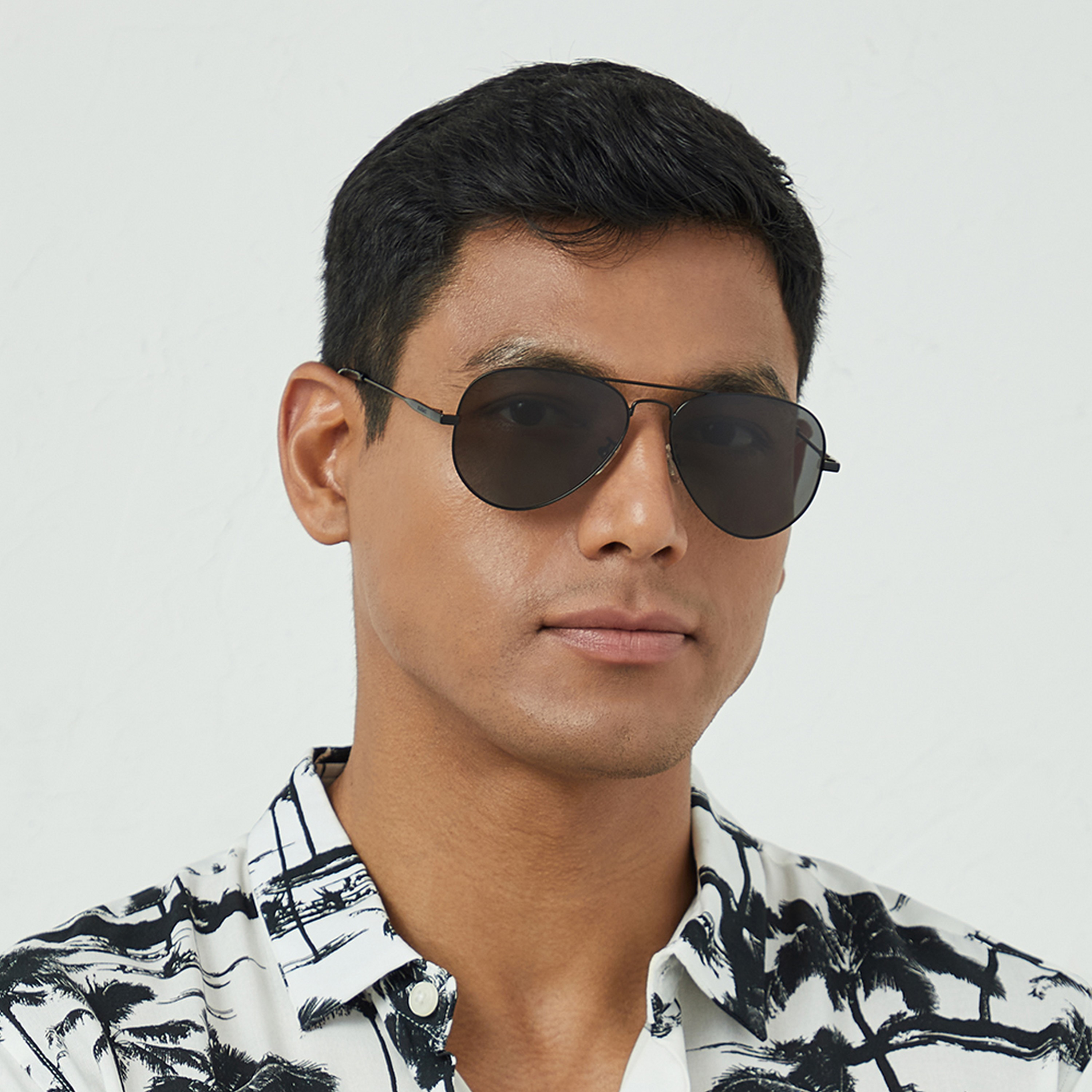 نظارة شمسية بعدسات رمادية ذات أفياتور من 30 ساندايز فرونتير مع 58 مم -men-sunglasses-image-5