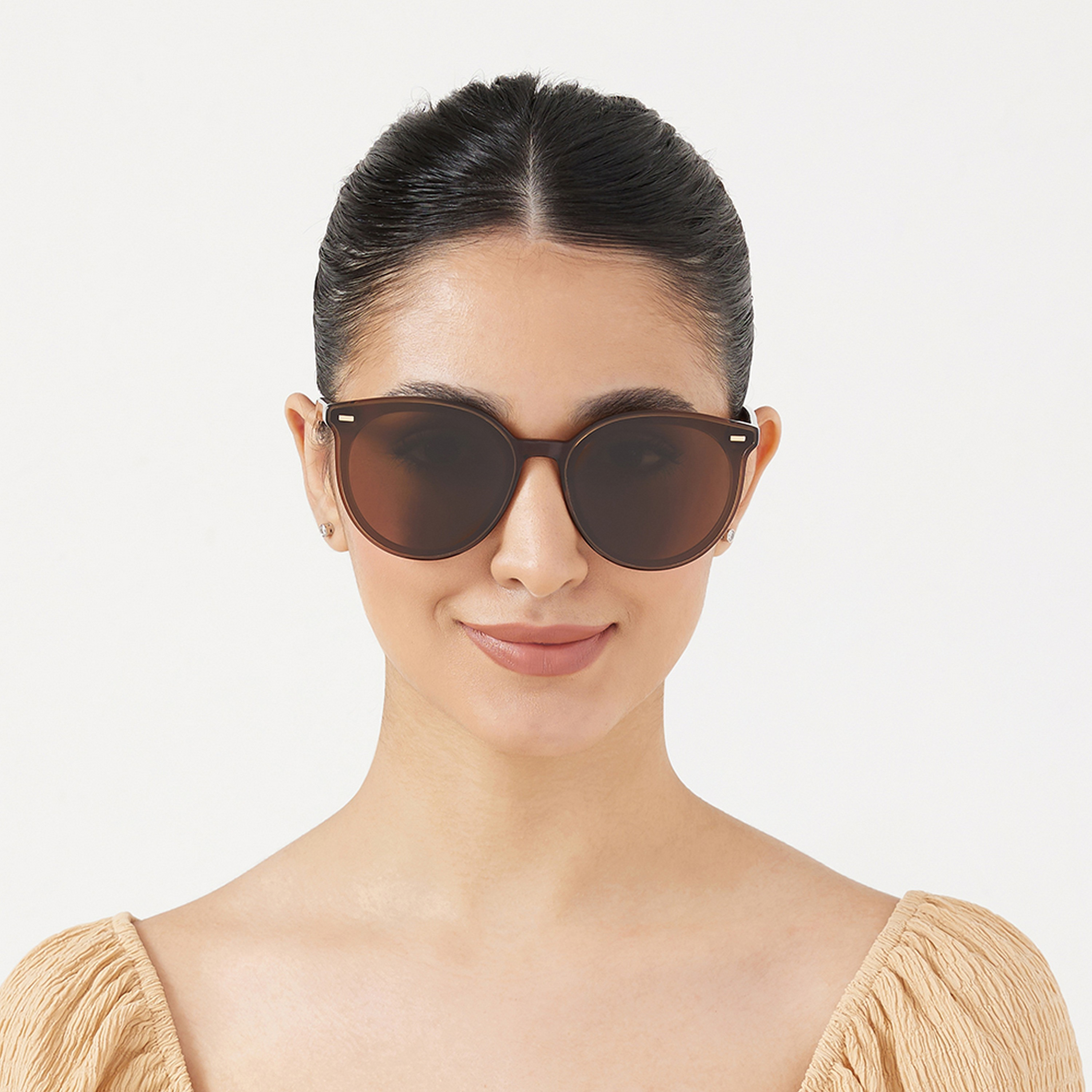 30Sundays HERA  Brown Lens 64 mm Round Sunglasses -women-sunglasses-image-5