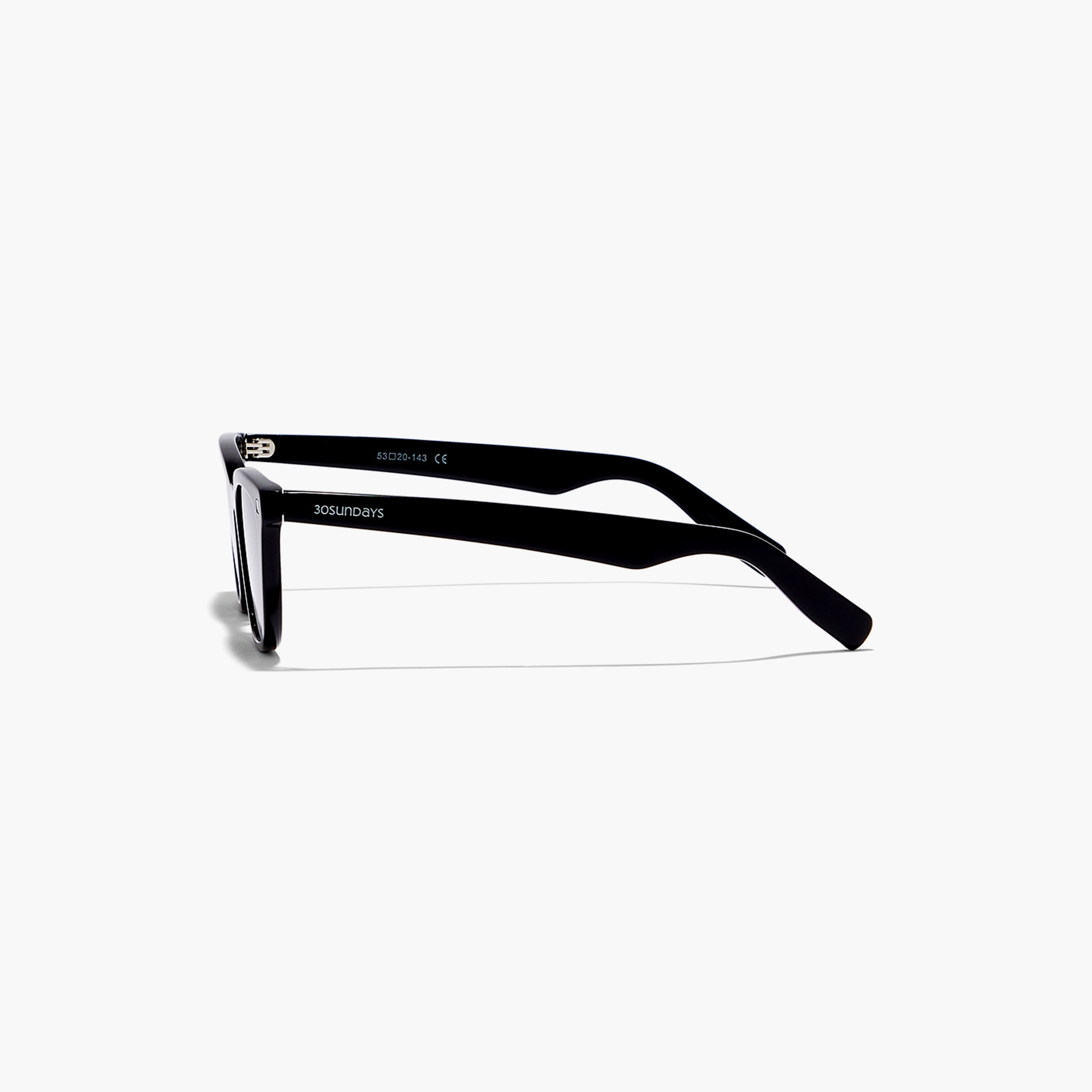 30Sundays THALIA  Black Lens 53 mm Cat Eye Sunglasses -women-sunglasses-image-3
