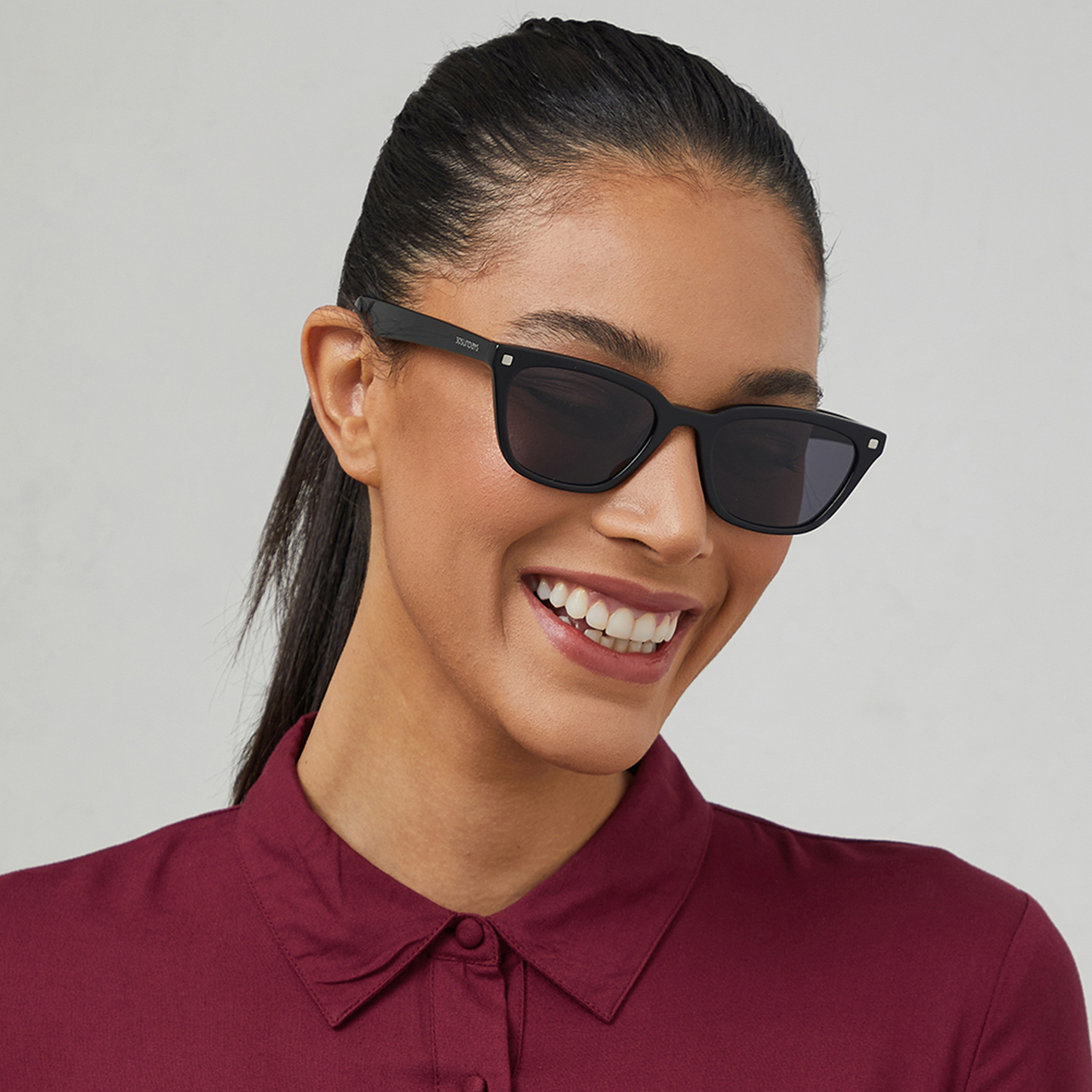 30Sundays THALIA  Black Lens 53 mm Cat Eye Sunglasses -women-sunglasses-image-4