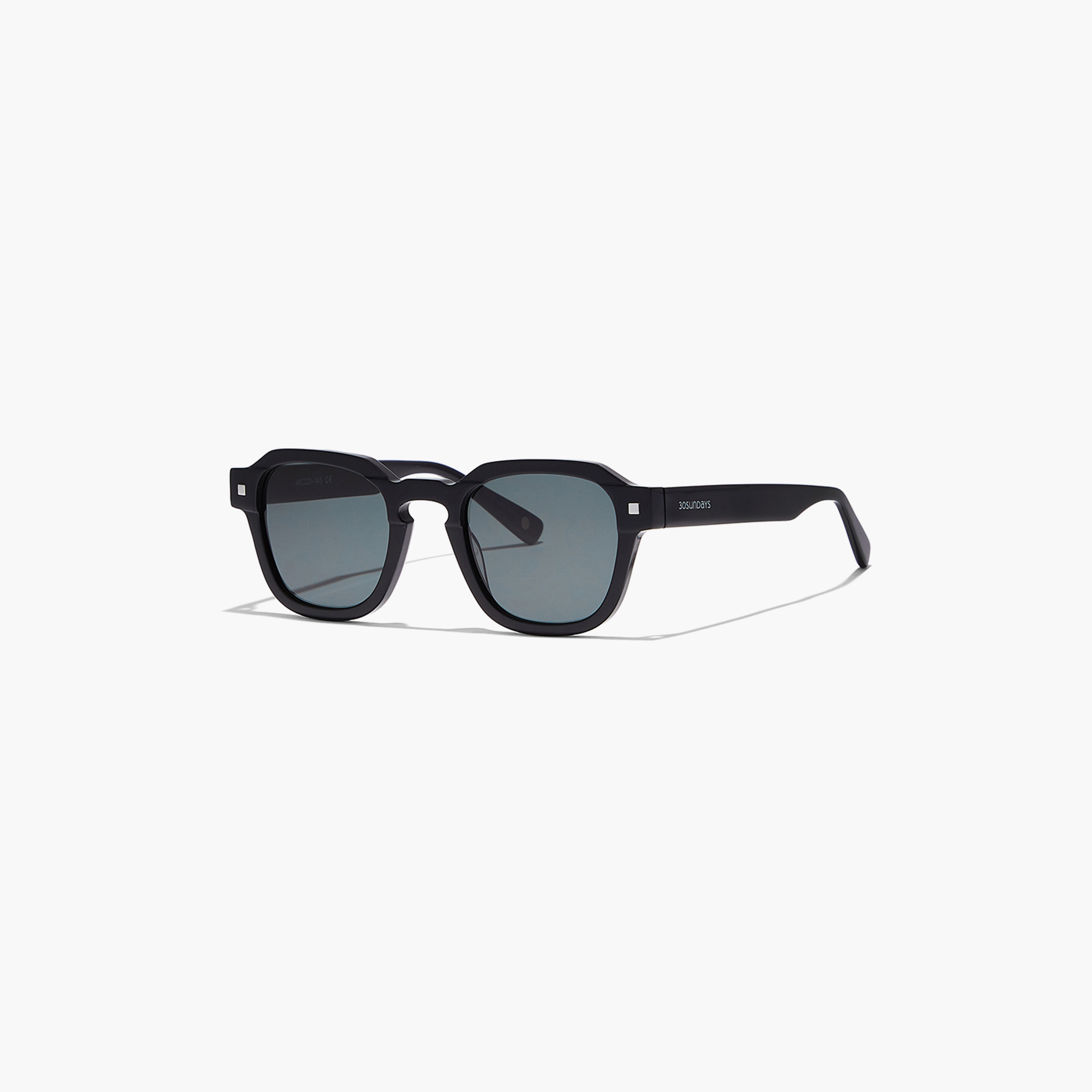 30Sundays HAMPTON  Green Lens 48 mm Square Sunglasses -men-sunglasses-image-1