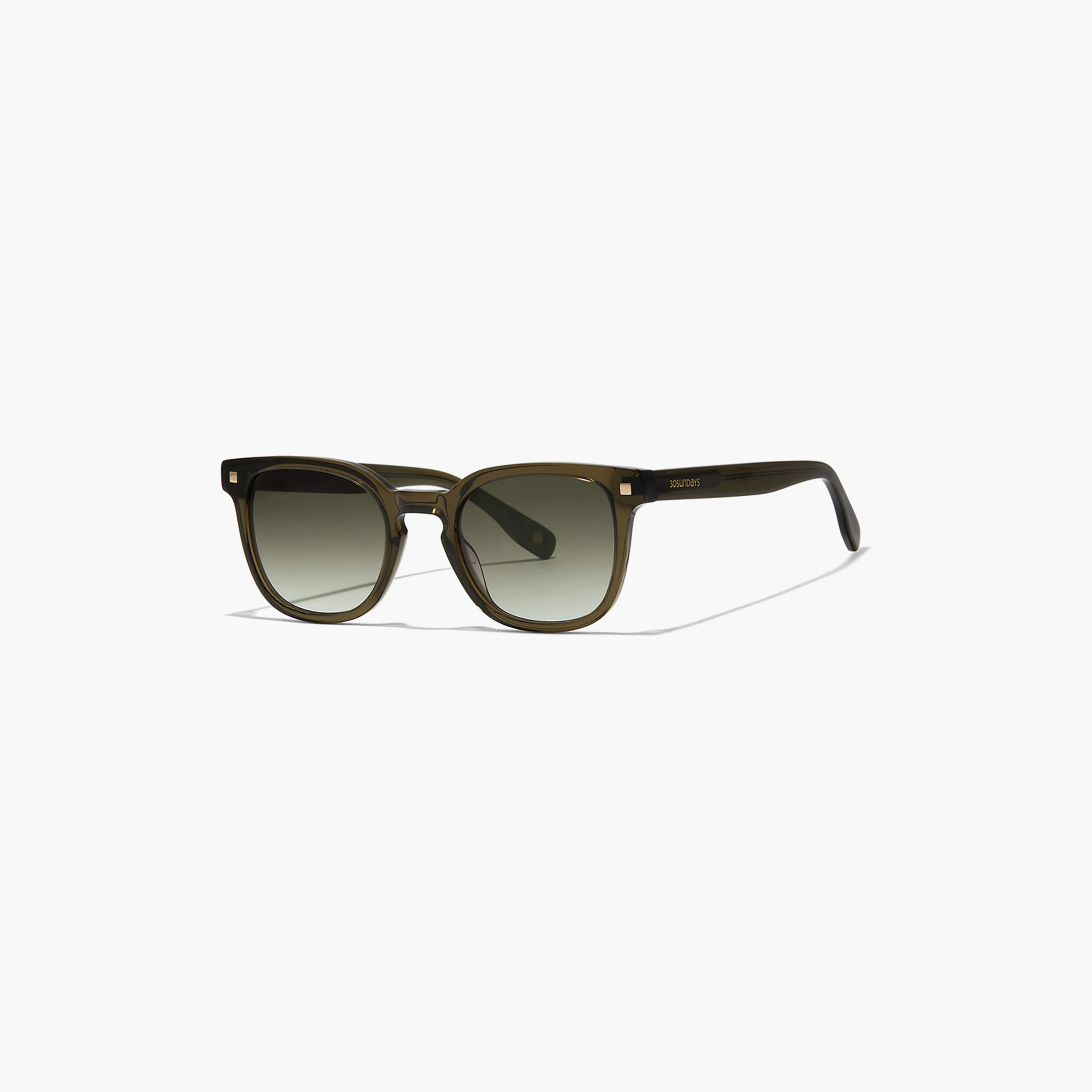 30S-000236-2102 | نظارة شمسية بعدسات خضراء مربعة للجنسين من 30 سنديز للرجال مع 49 مم-men-sunglasses-image-1