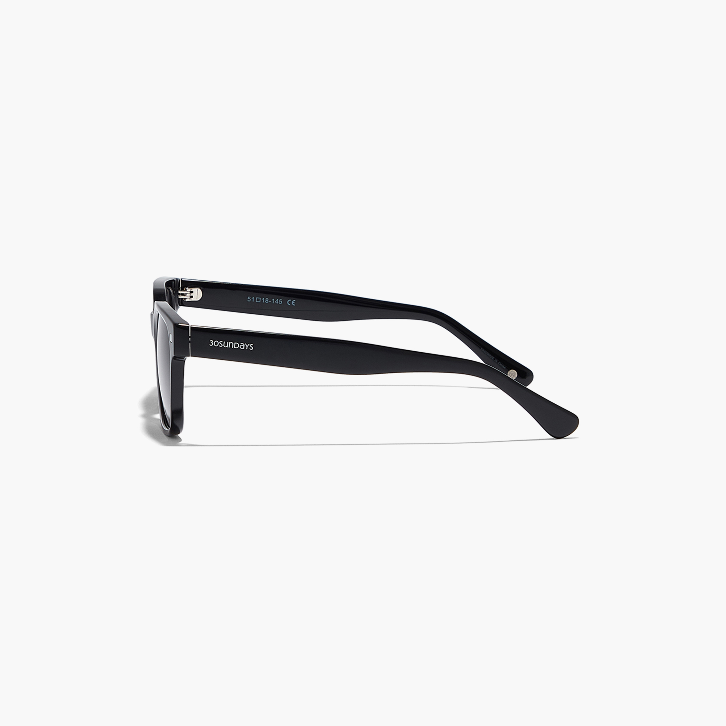 30Sundays ISLE  Black Lens 51 mm Square Sunglasses -men-sunglasses-image-3