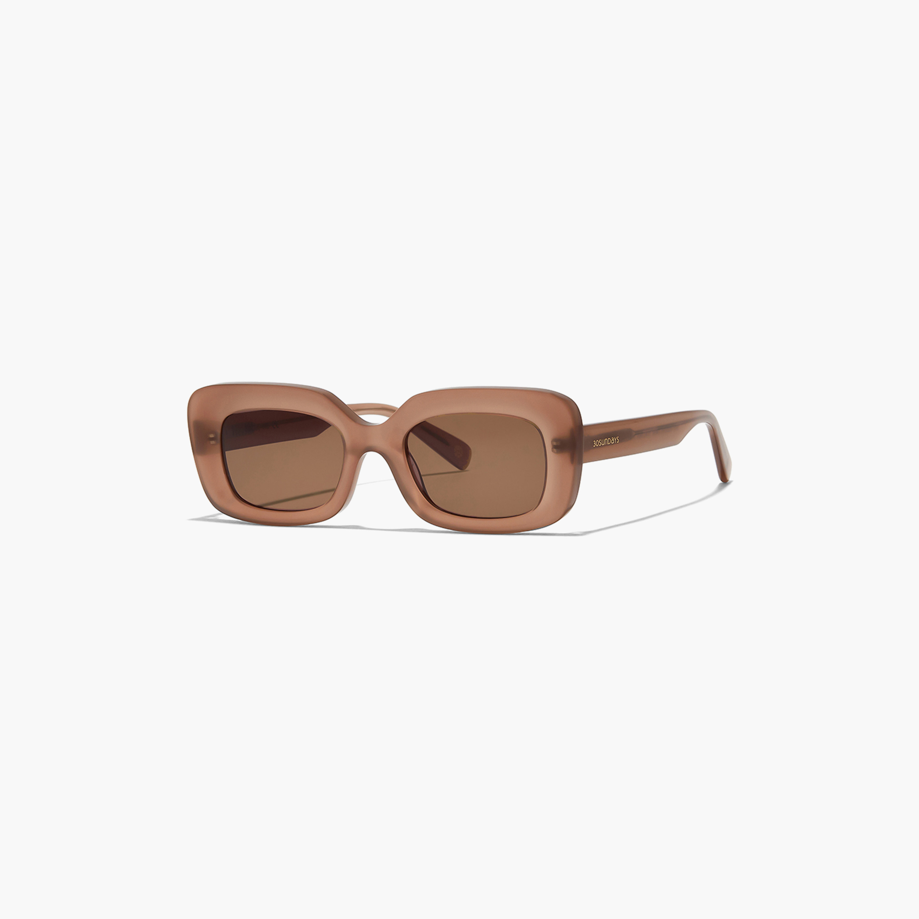 30Sundays SUNDOWN  Brown Lens 50 mm Rectangle Sunglasses -women-sunglasses-image-1