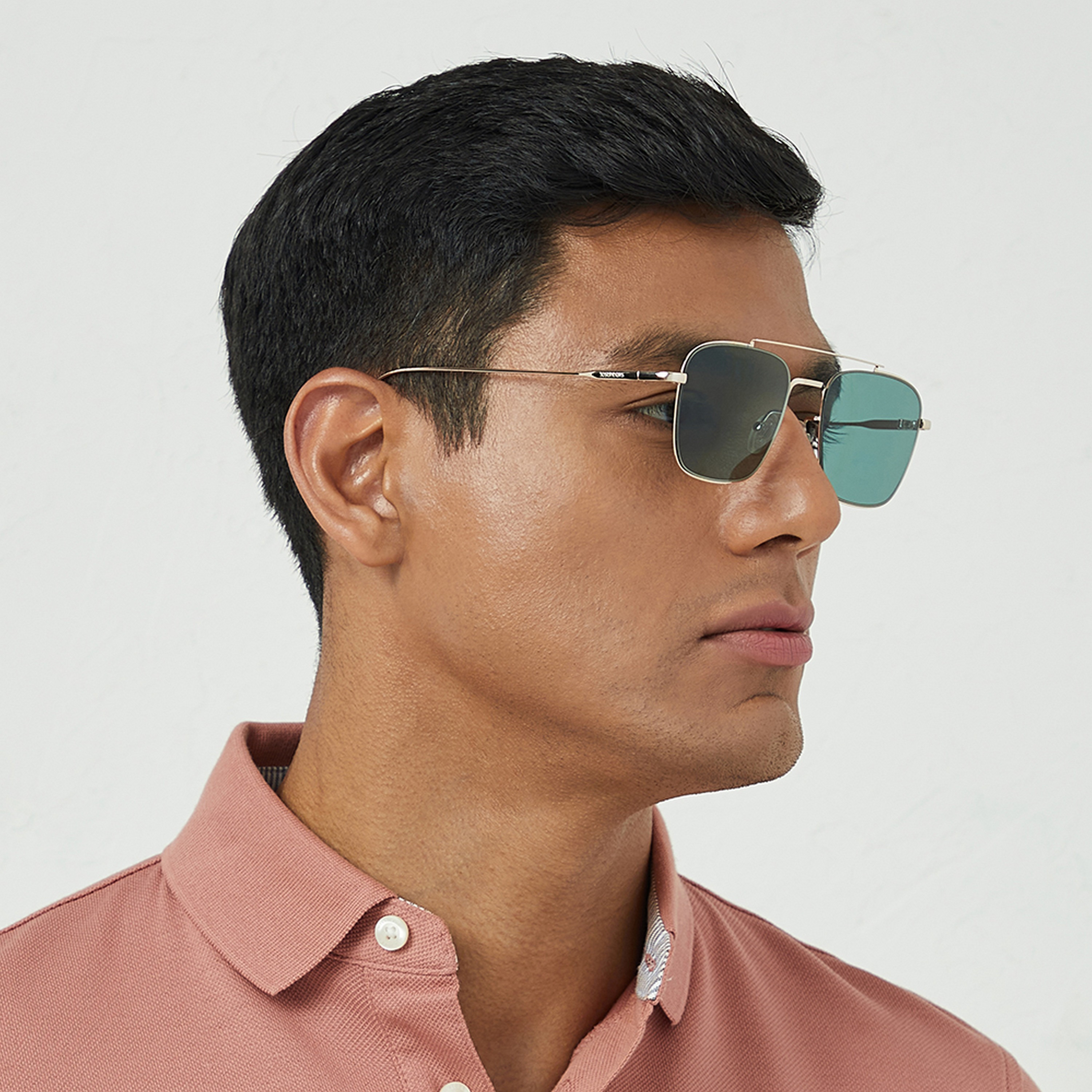 30Sundays Men Green Lens 52 mm Navigator Sunglasses | 30S-000241-2906-men-sunglasses-image-6