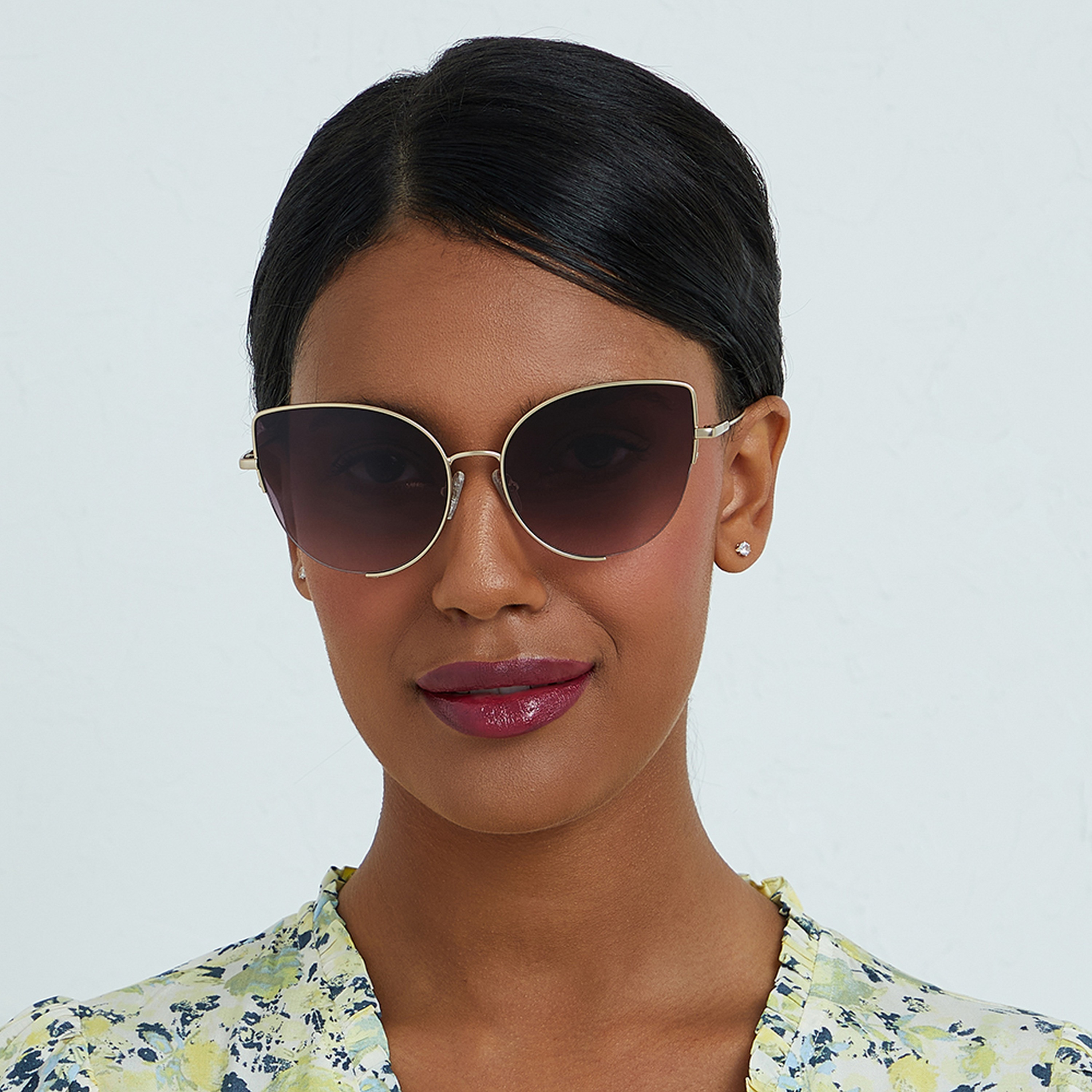 30Sundays COLETTE  Purple Lens 57 mm Cat Eye Sunglasses -women-sunglasses-image-4