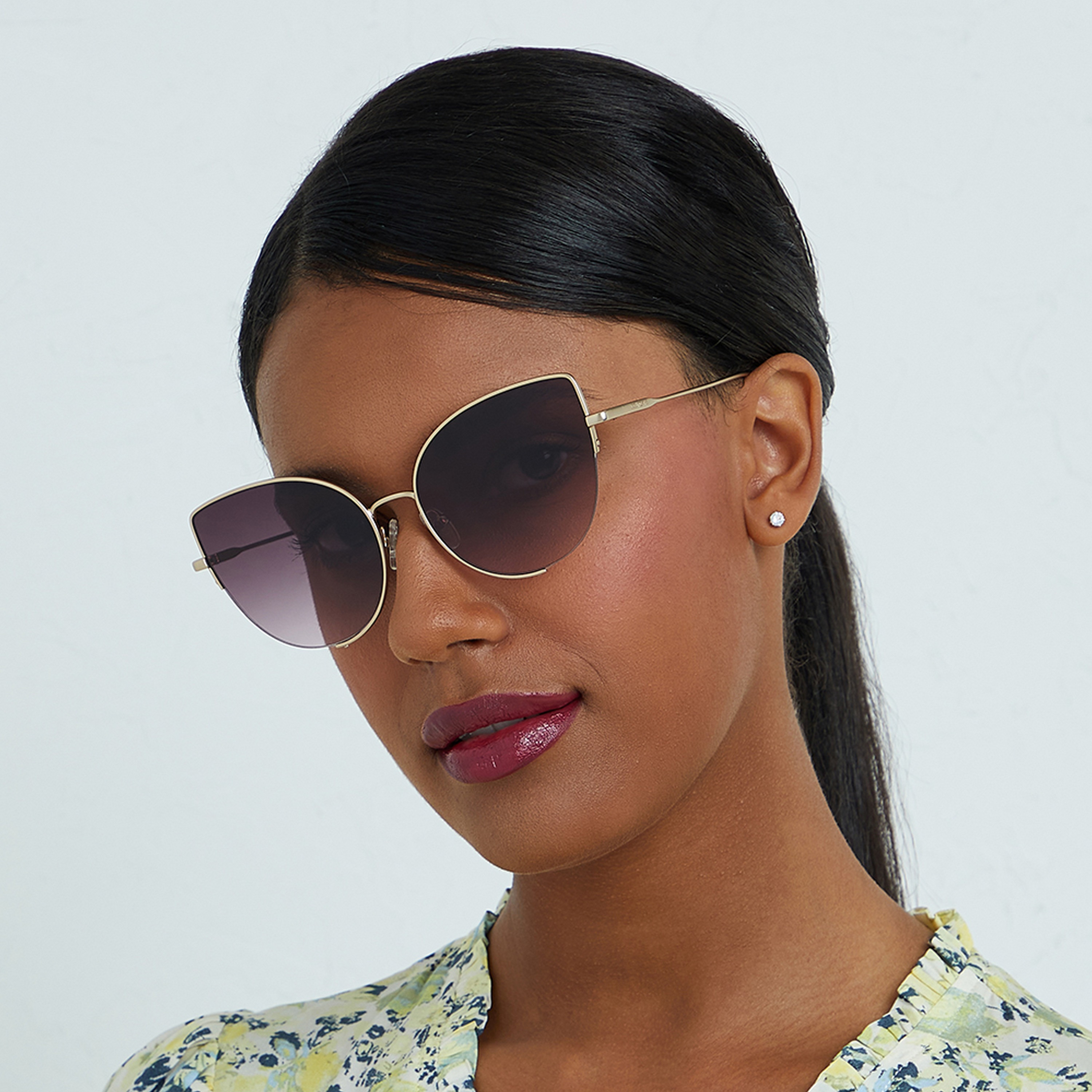 30Sundays COLETTE  Purple Lens 57 mm Cat Eye Sunglasses -women-sunglasses-image-5