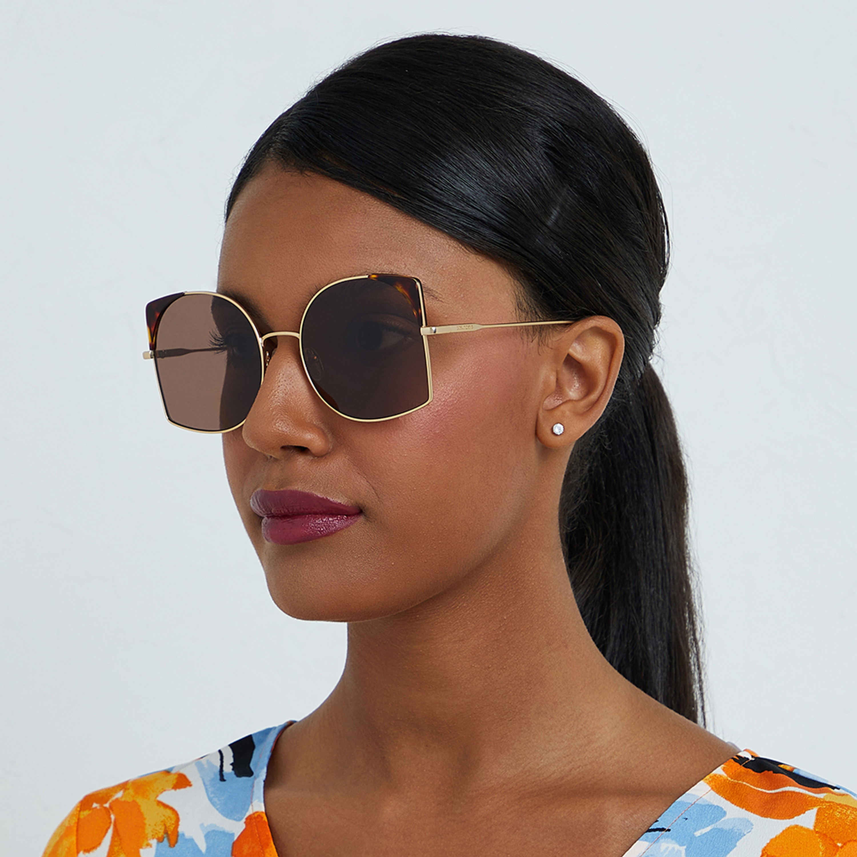 نظارة شمسية بعدسات بنية ذات كبيرة الحجم من 30 ساندايز ديلوناي مع 57 مم -women-sunglasses-image-5