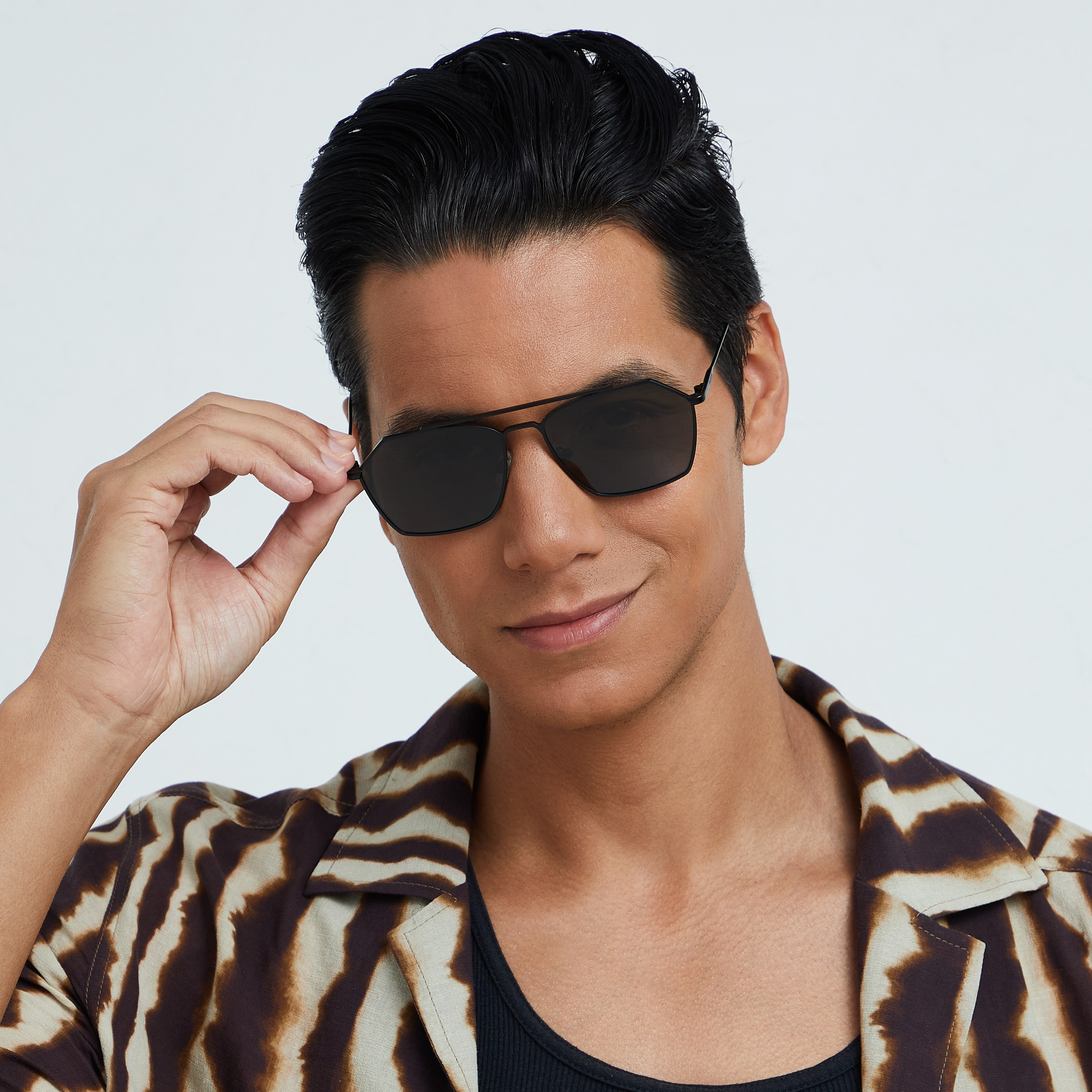 30Sundays FIGARO  Grey Lens 57 mm Geometric Sunglasses -men-sunglasses-image-4