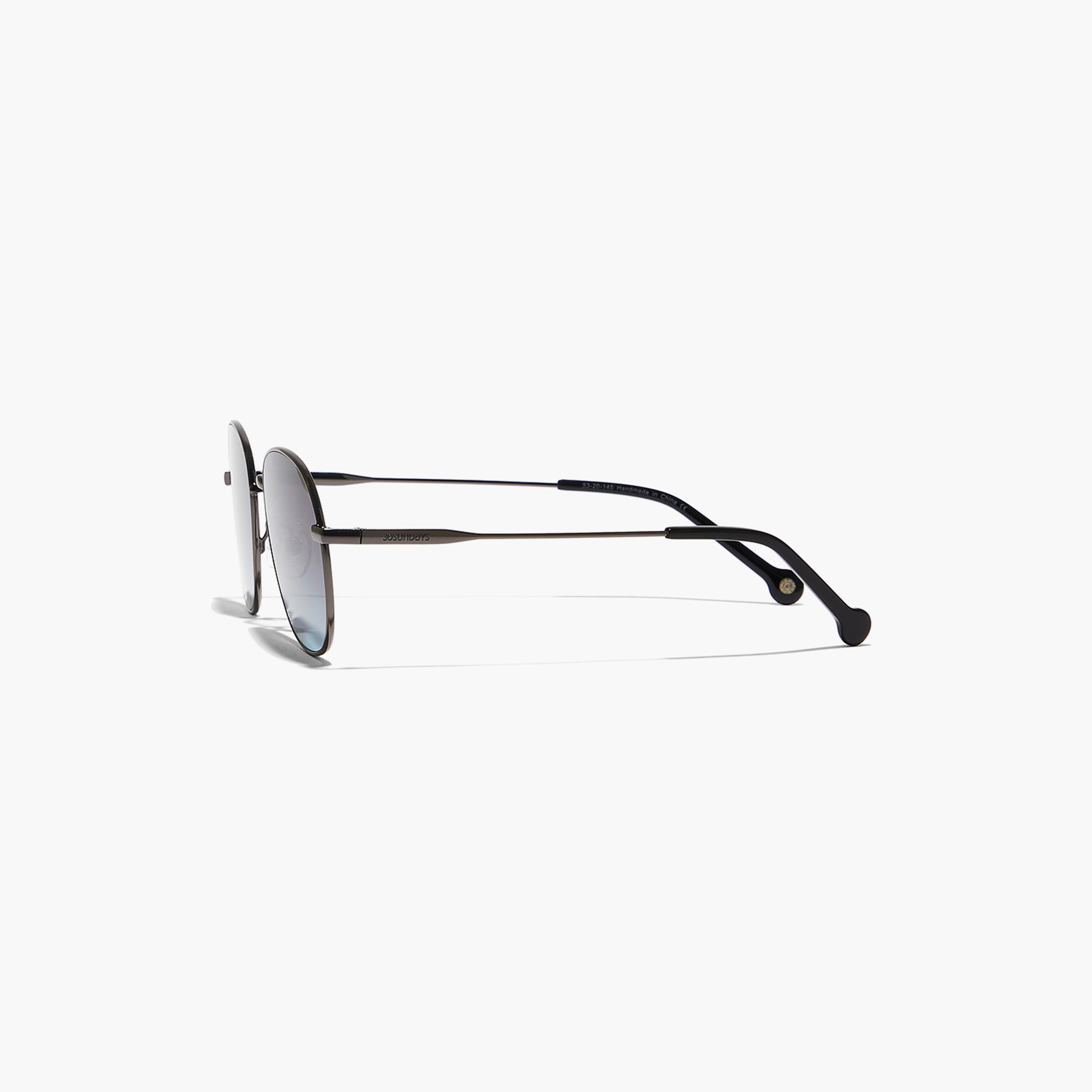 30Sundays BOUND  Blue Lens 53 mm Aviator Sunglasses -men-sunglasses-image-4