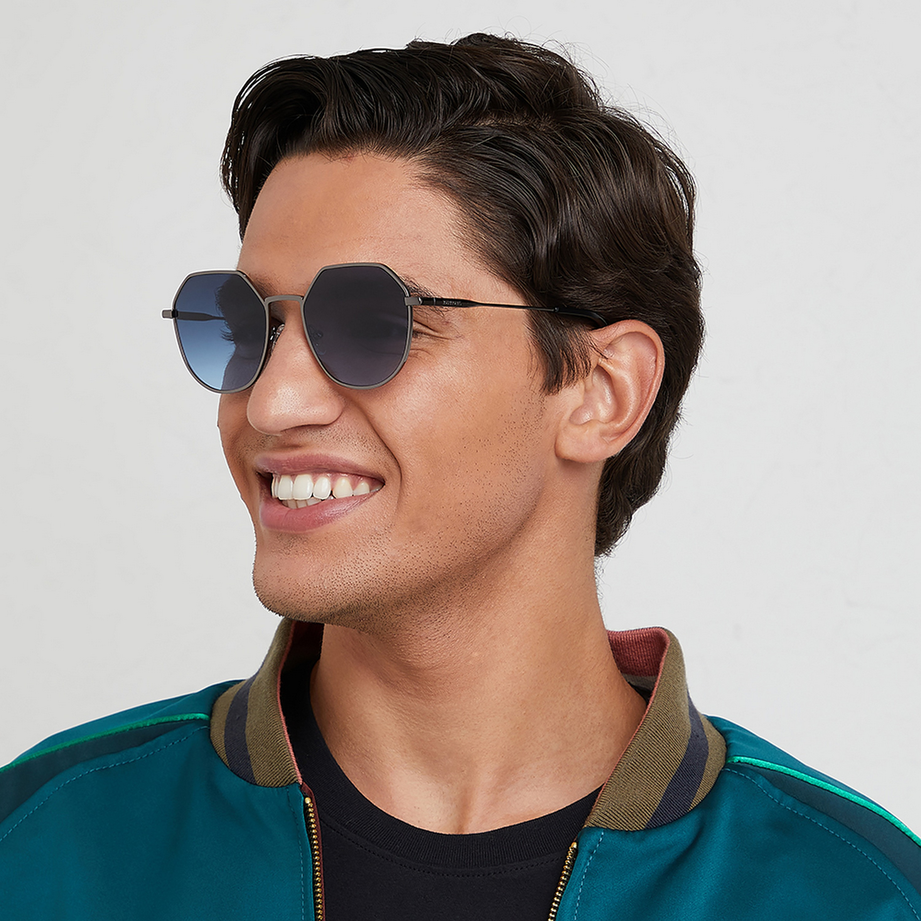 نظارة شمسية بعدسات زرقاء ذات هندسية من 30 ساندايز تيرن أب II مع 55 مم -men-sunglasses-image-5