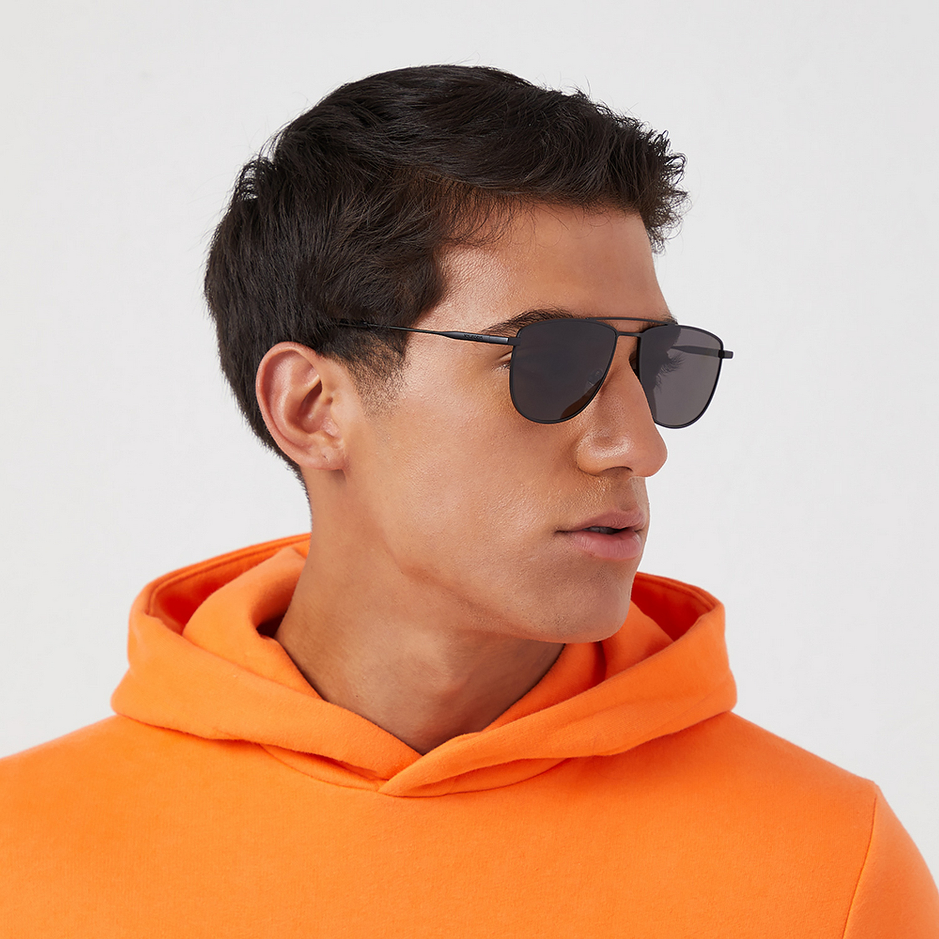 30Sundays Men Grey Lens 57 mm Aviator Sunglasses | 30S-000253-0107-men-sunglasses-image-5