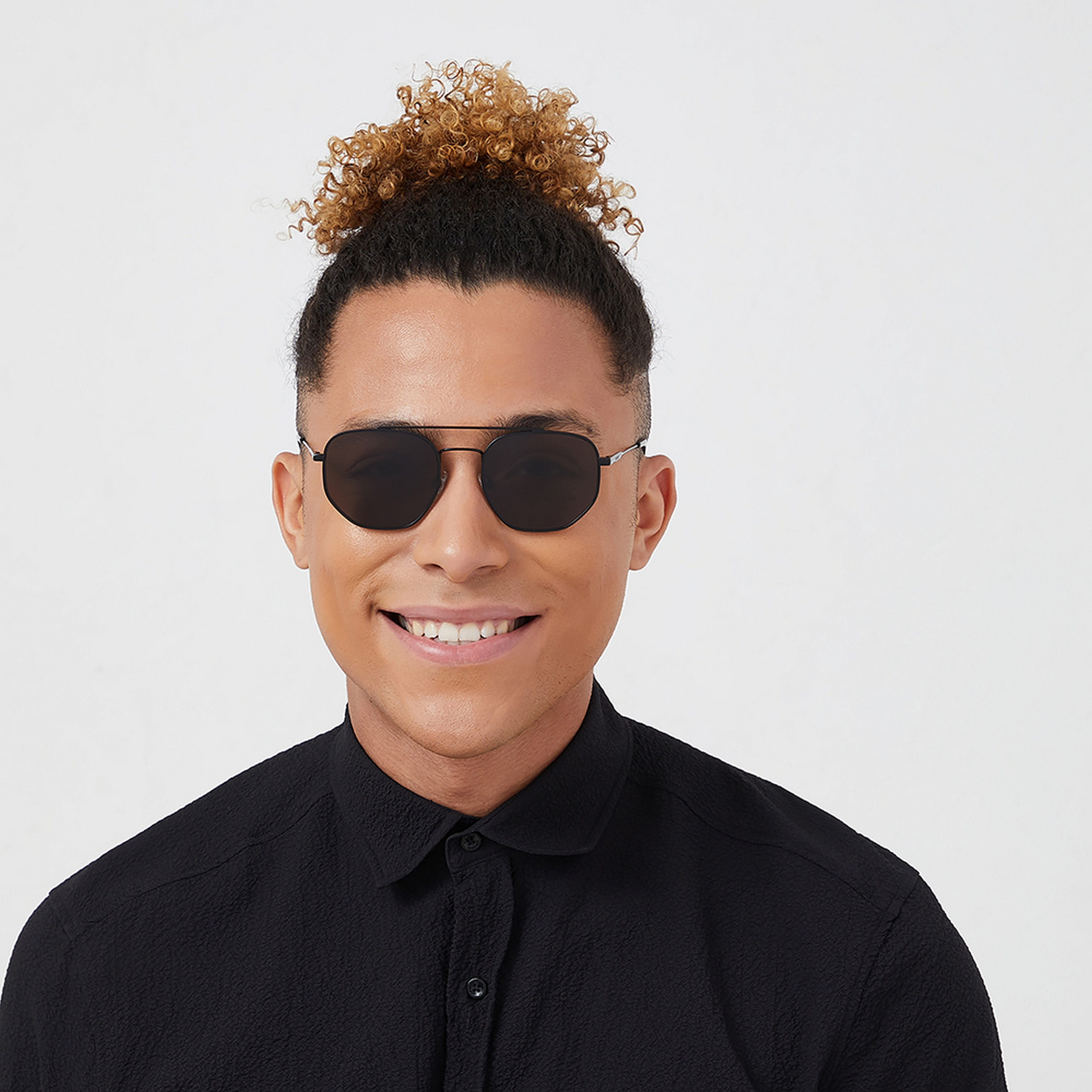 نظارة شمسية بعدسات رمادية ذات هندسية من 30 ساندايز فيربير مع 54 مم -men-sunglasses-image-4