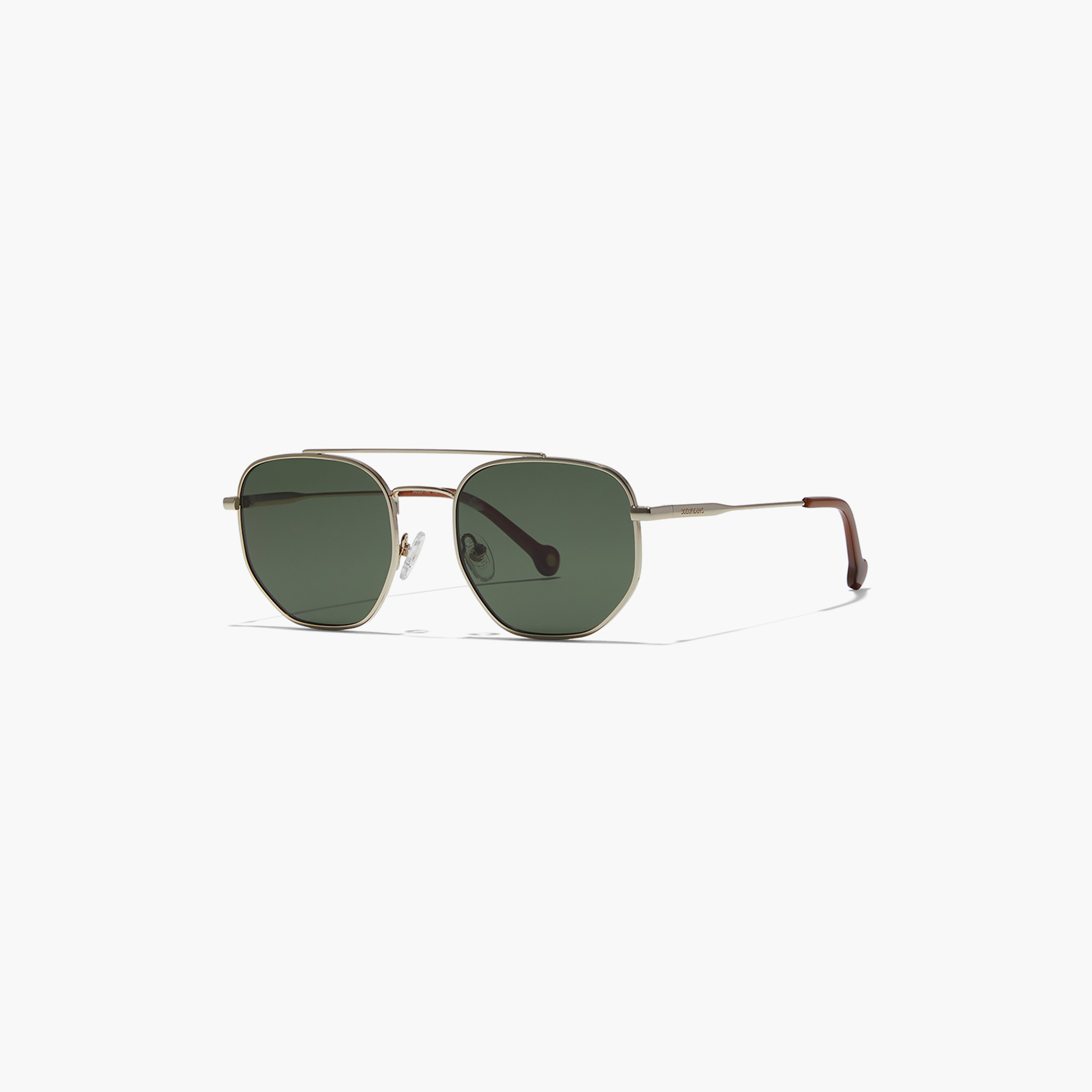 Buy Men Bold Allure Rayban Sunglasses 301 Green Lens (FT142)