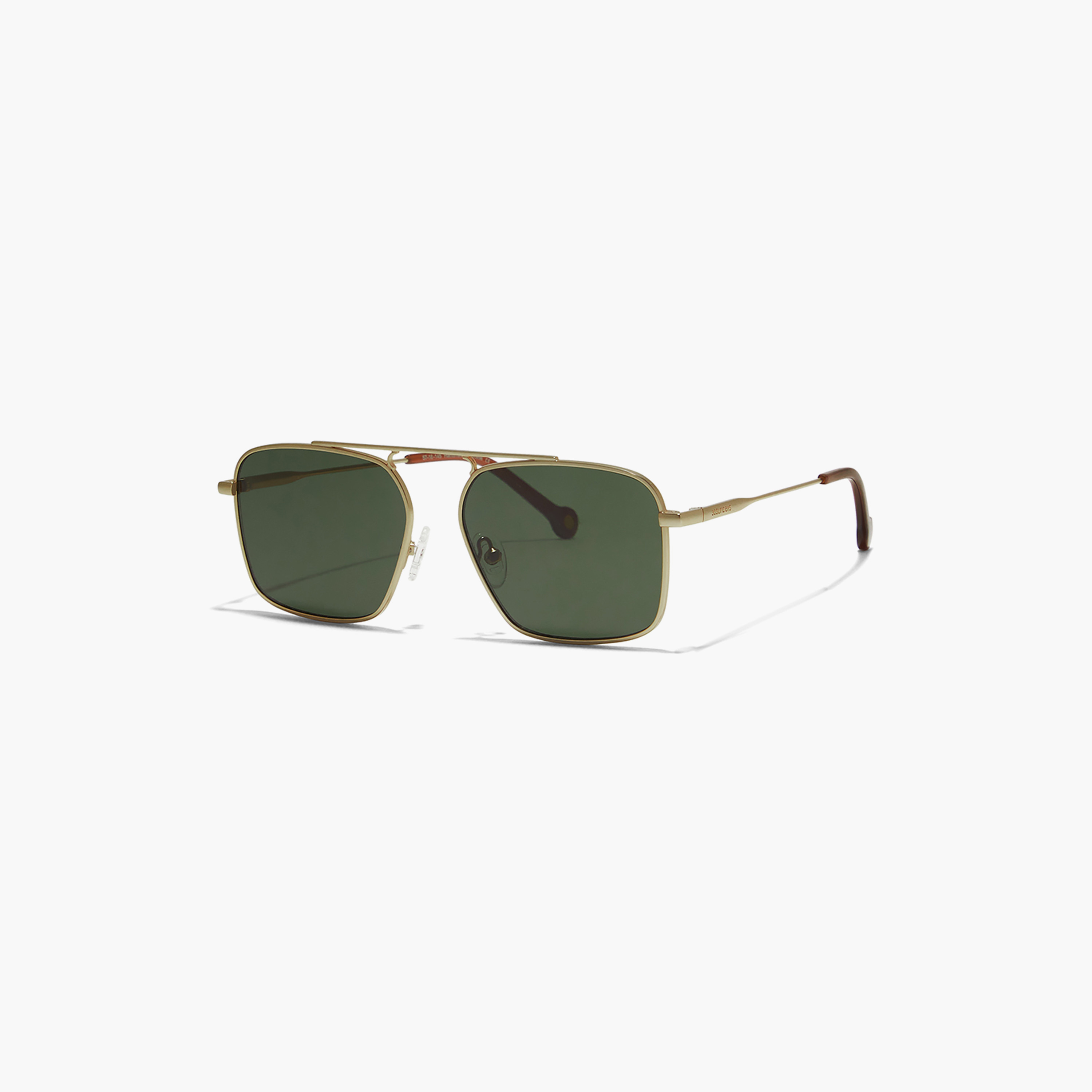 نظارة شمسية بعدسات خضراء مستطيلة من 30 ساندايز روكس مع 57 مم -men-sunglasses-image-1