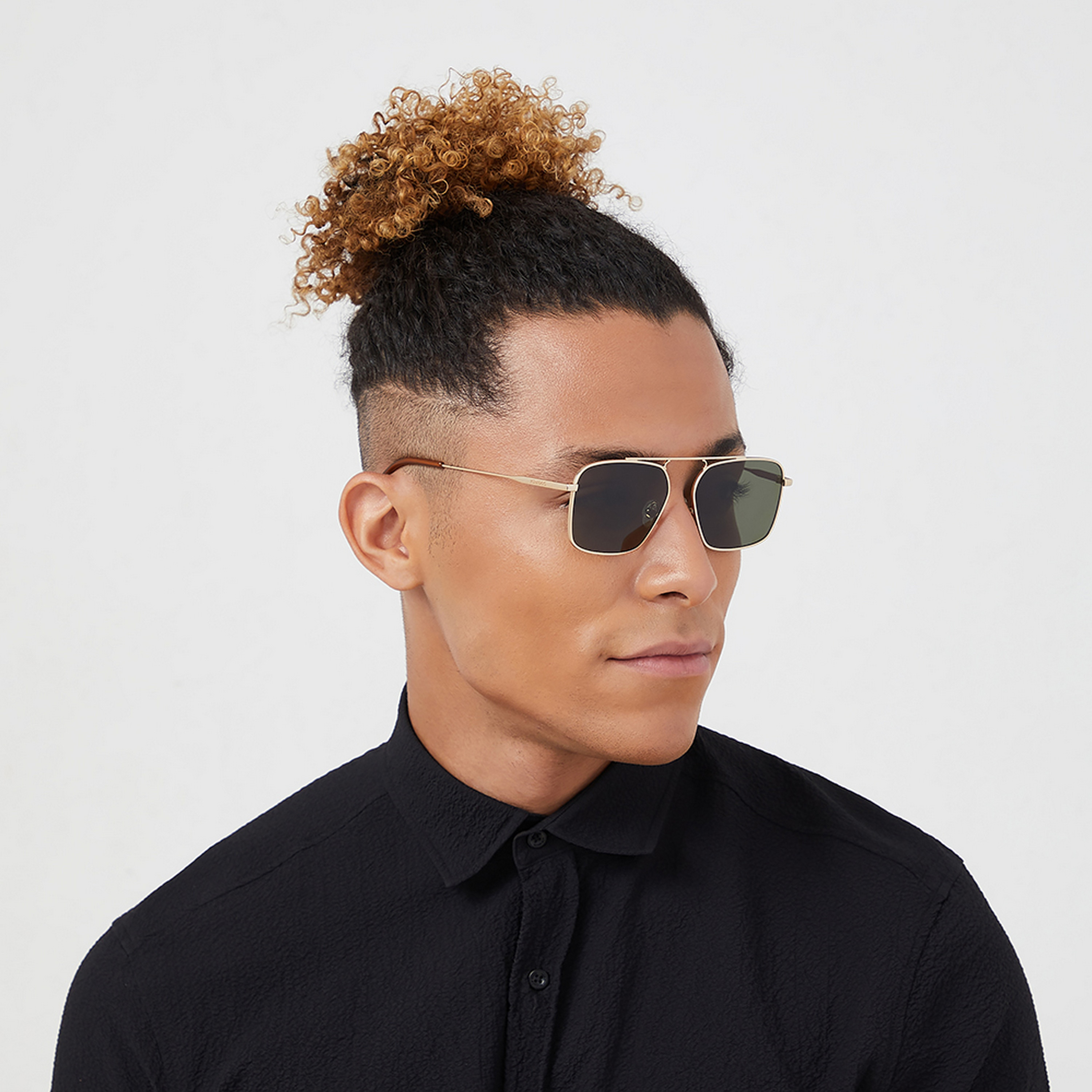 نظارة شمسية بعدسات خضراء مستطيلة من 30 ساندايز روكس مع 57 مم -men-sunglasses-image-5