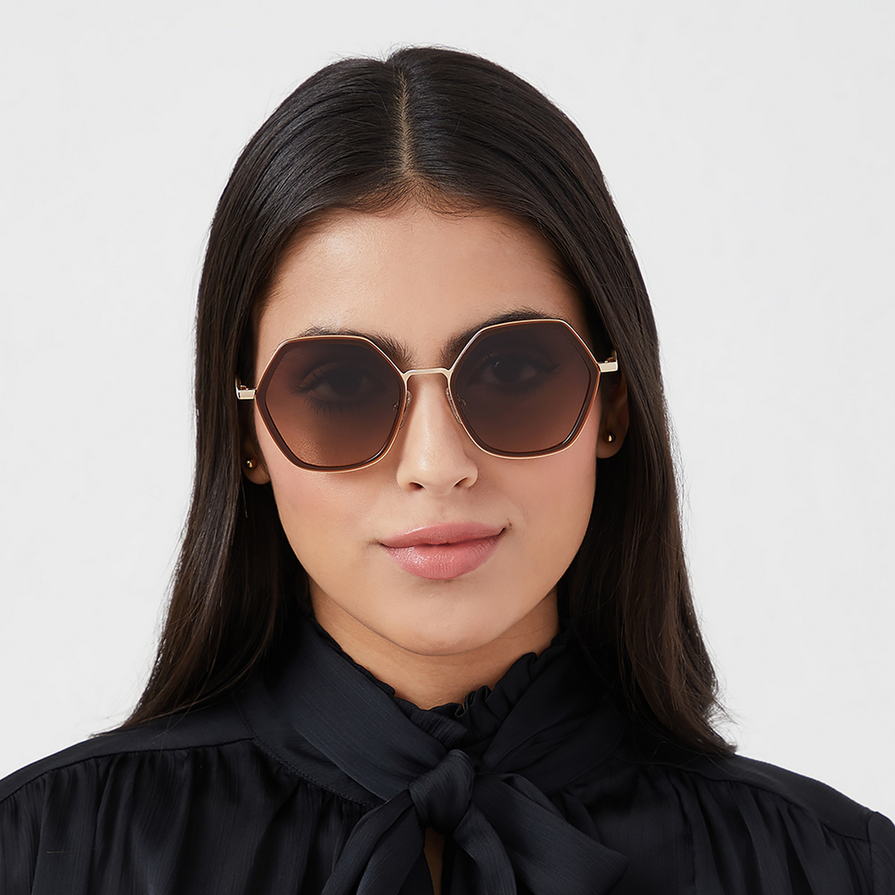 نظارة شمسية بعدسات بنية هندسية من 30 ساندايز إكوينوكس مع 52 مم -women-sunglasses-image-5