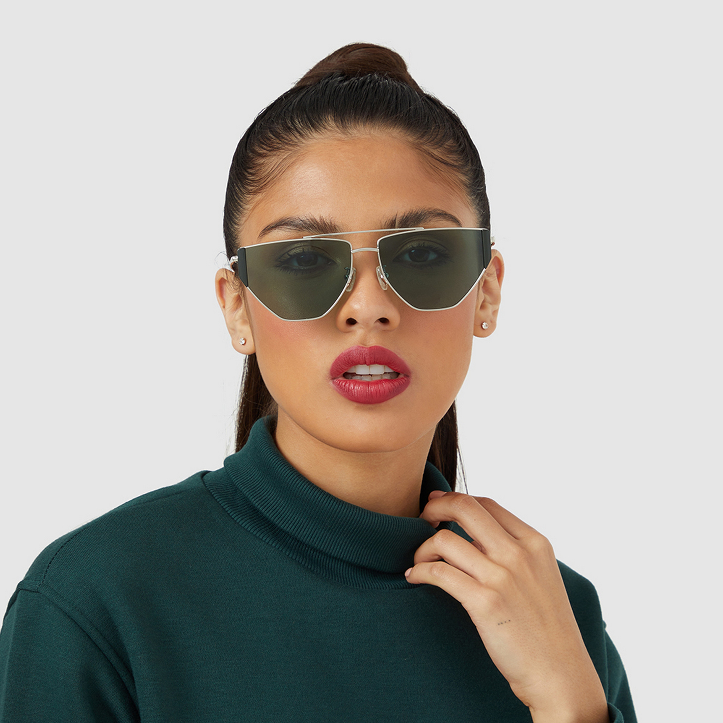 نظارة شمسية بعدسات خضراء ذات أفياتور من 30 ساندايز جاردينا مع 62 مم -men-sunglasses-image-5