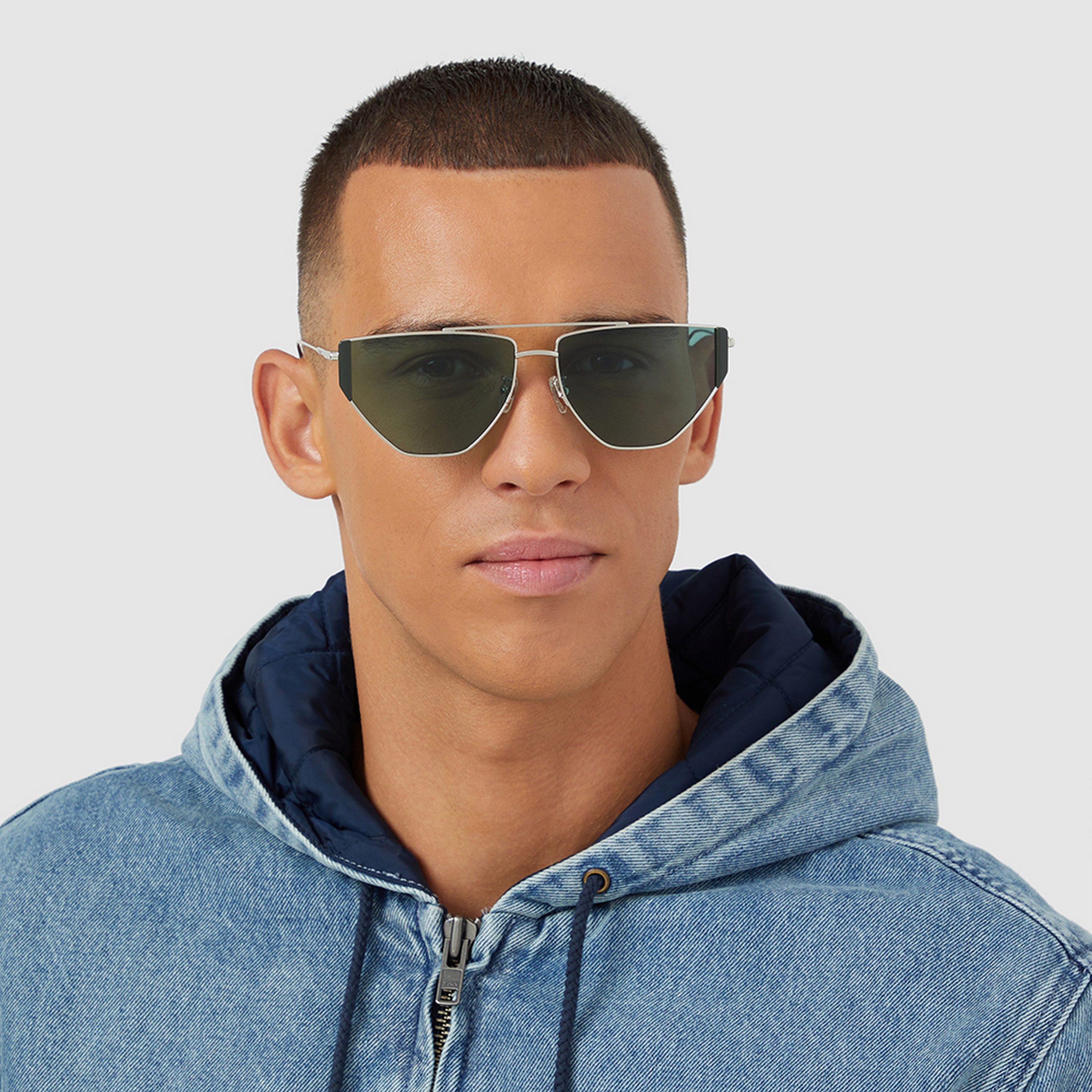 نظارة شمسية بعدسات خضراء ذات أفياتور من 30 ساندايز جاردينا مع 62 مم -men-sunglasses-image-6
