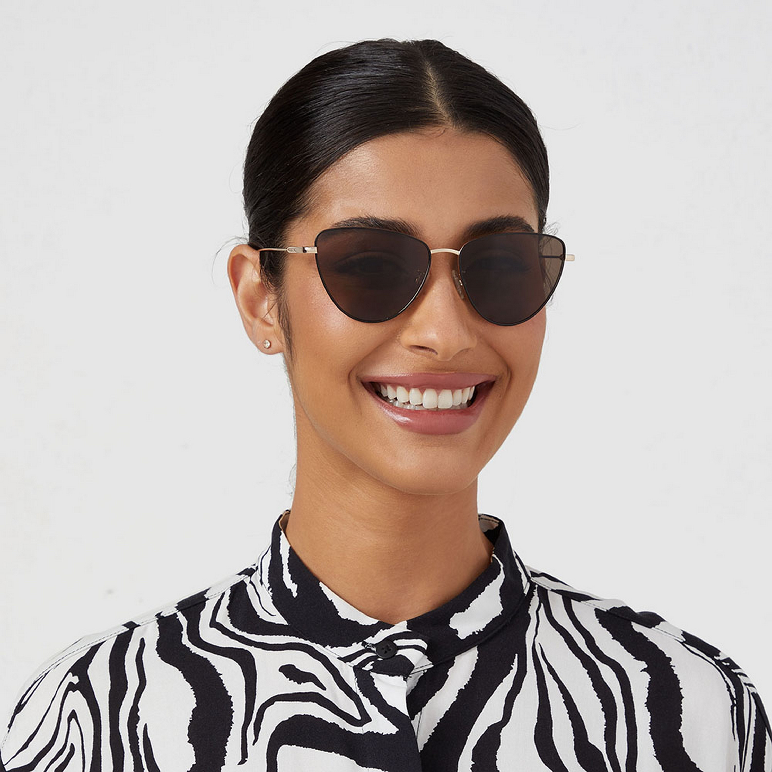 30Sundays Women Brown Lens 56 mm Cat Eye Sunglasses | 30S-000263-2904-women-sunglasses-image-5