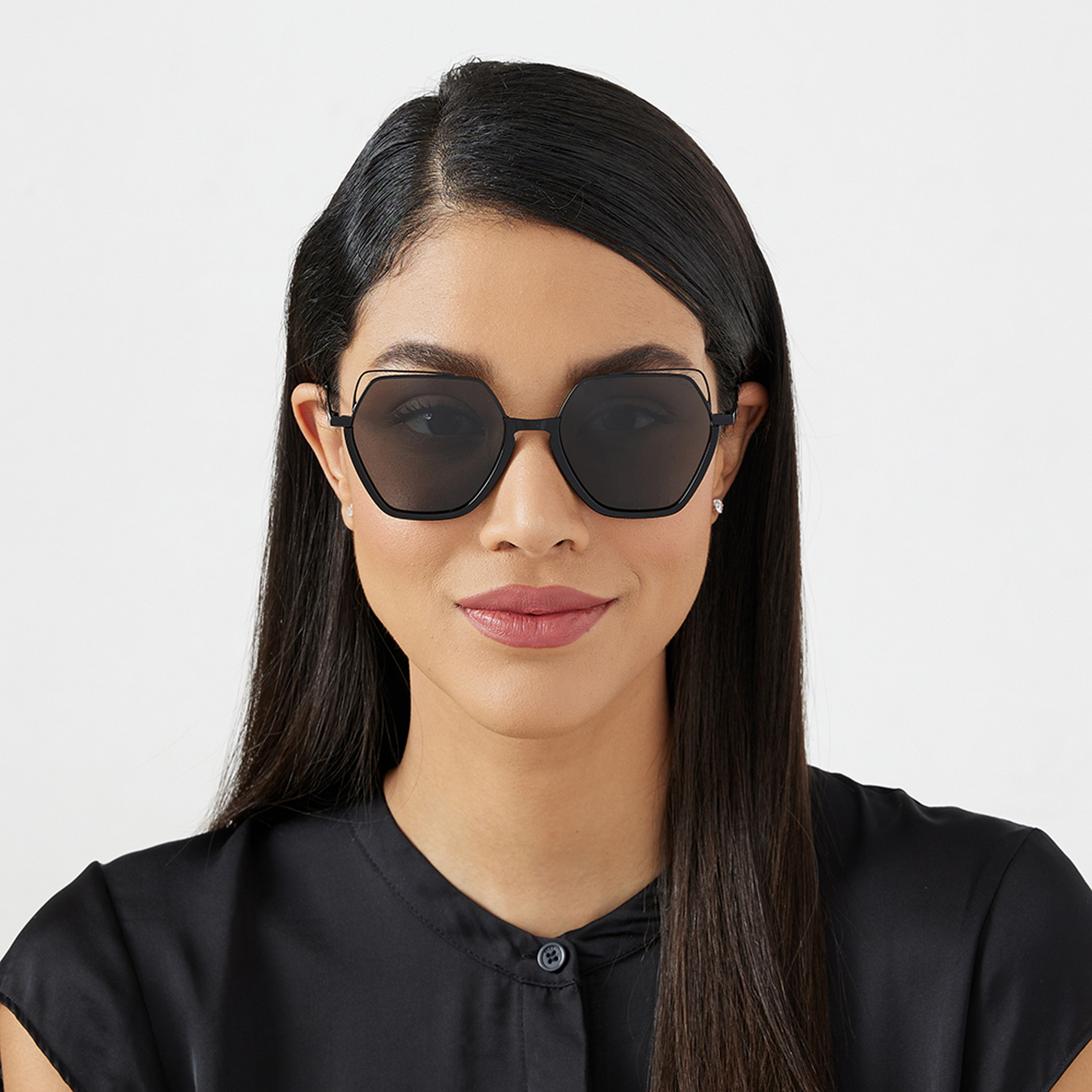 30Sundays GRACE  Grey Lens 54 mm Geometric Sunglasses -women-sunglasses-image-4